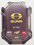 2026 AFL Footy Stars Octane Team Colours O80 Matt Rowell - Gold Coast Suns