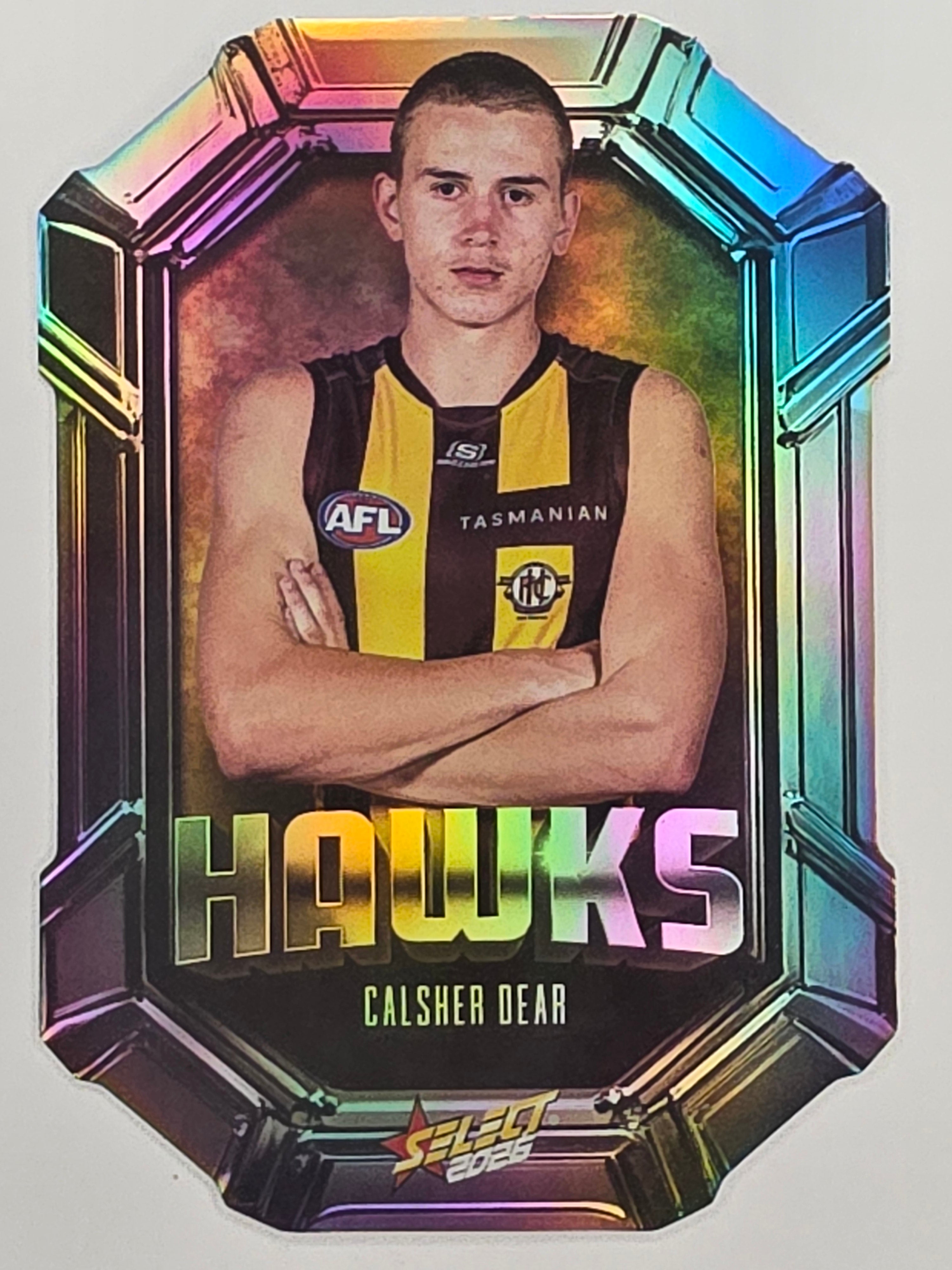 2026 AFL Footy Stars Octane Team Colours O83 Calsher Dear - Hawthorn Hawks