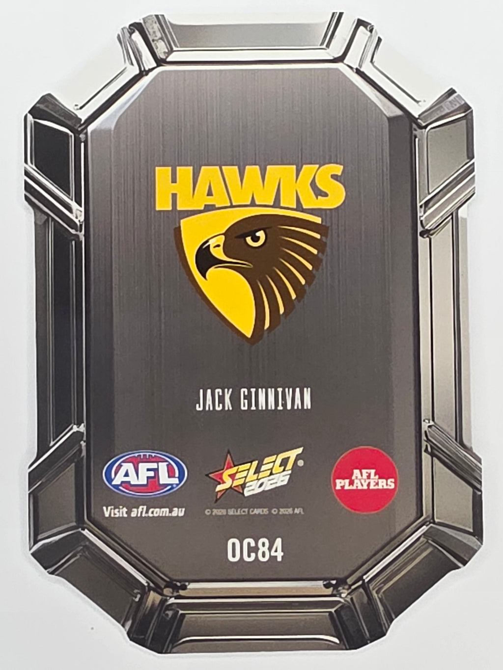 2026 AFL Footy Stars Octane Team Colours O84 Jack Ginnivan - Hawthorn Hawks
