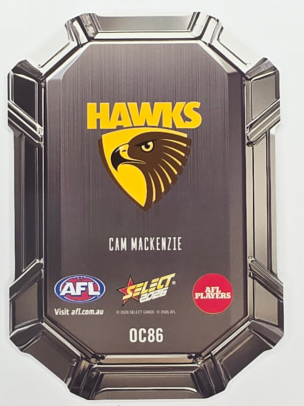 2026 AFL Footy Stars Octane Team Colours O86 Cam Mackenzie - Hawthorn Hawks