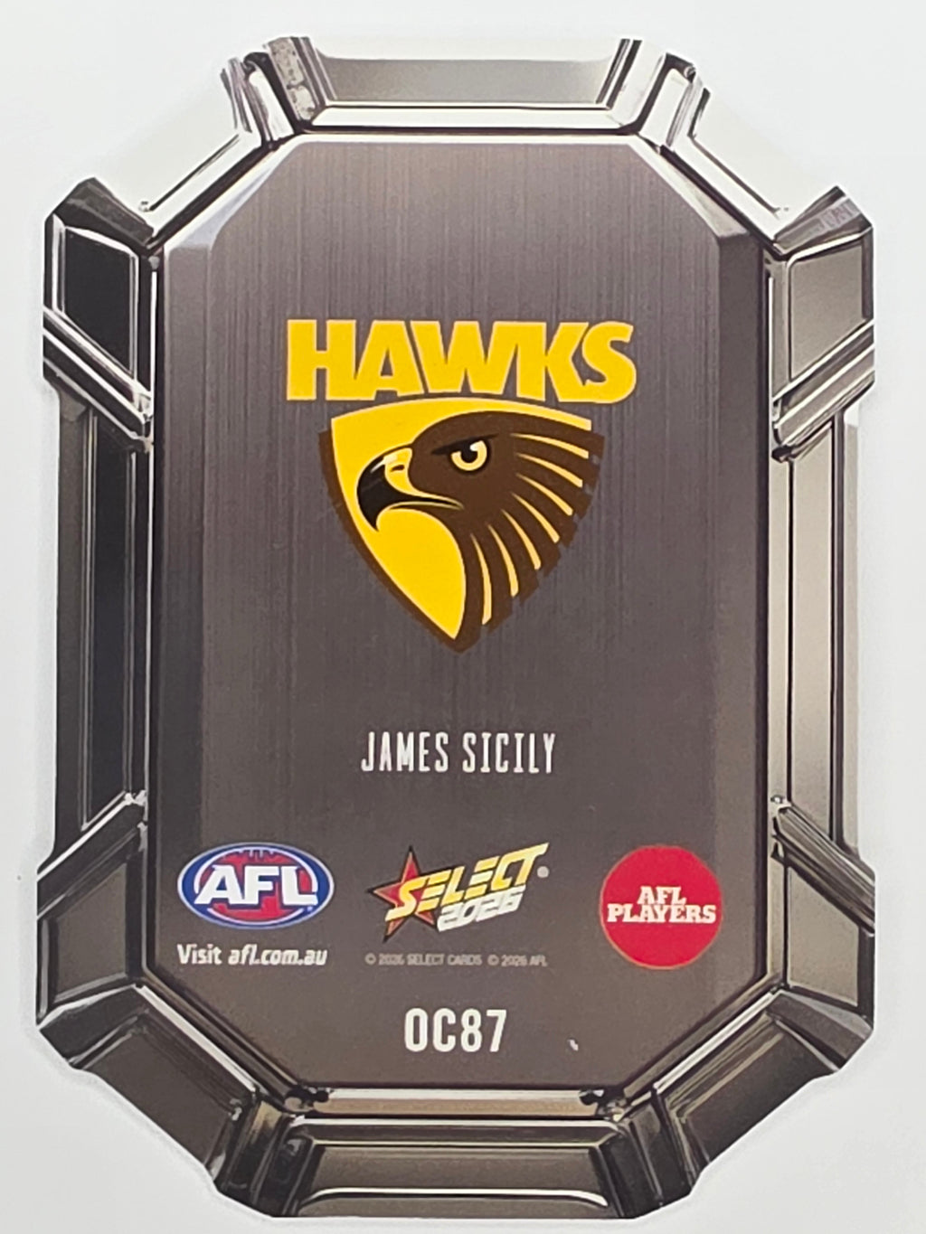 2026 AFL Footy Stars Octane Team Colours O87 James Sicily - Hawthorn Hawks
