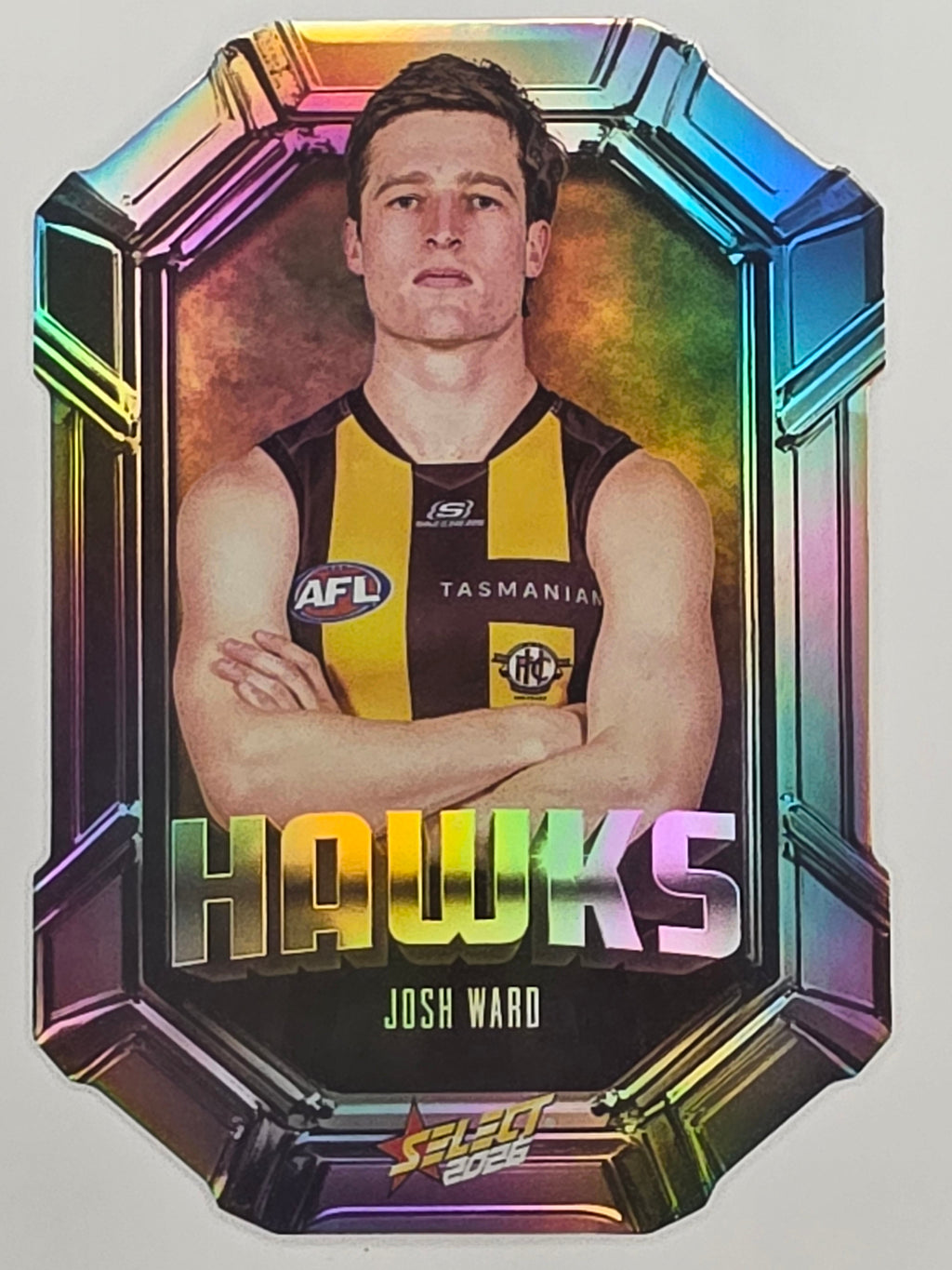 2026 AFL Footy Stars Octane Team Colours O88 Josh Ward - Hawthorn Hawks