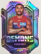 2026 AFL Footy Stars Octane Team Colours O96 Kysaiah Pickett - Melbourne Demons