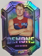 2026 AFL Footy Stars Octane Team Colours O98 Jacob Van Rooyen - Melbourne Demons