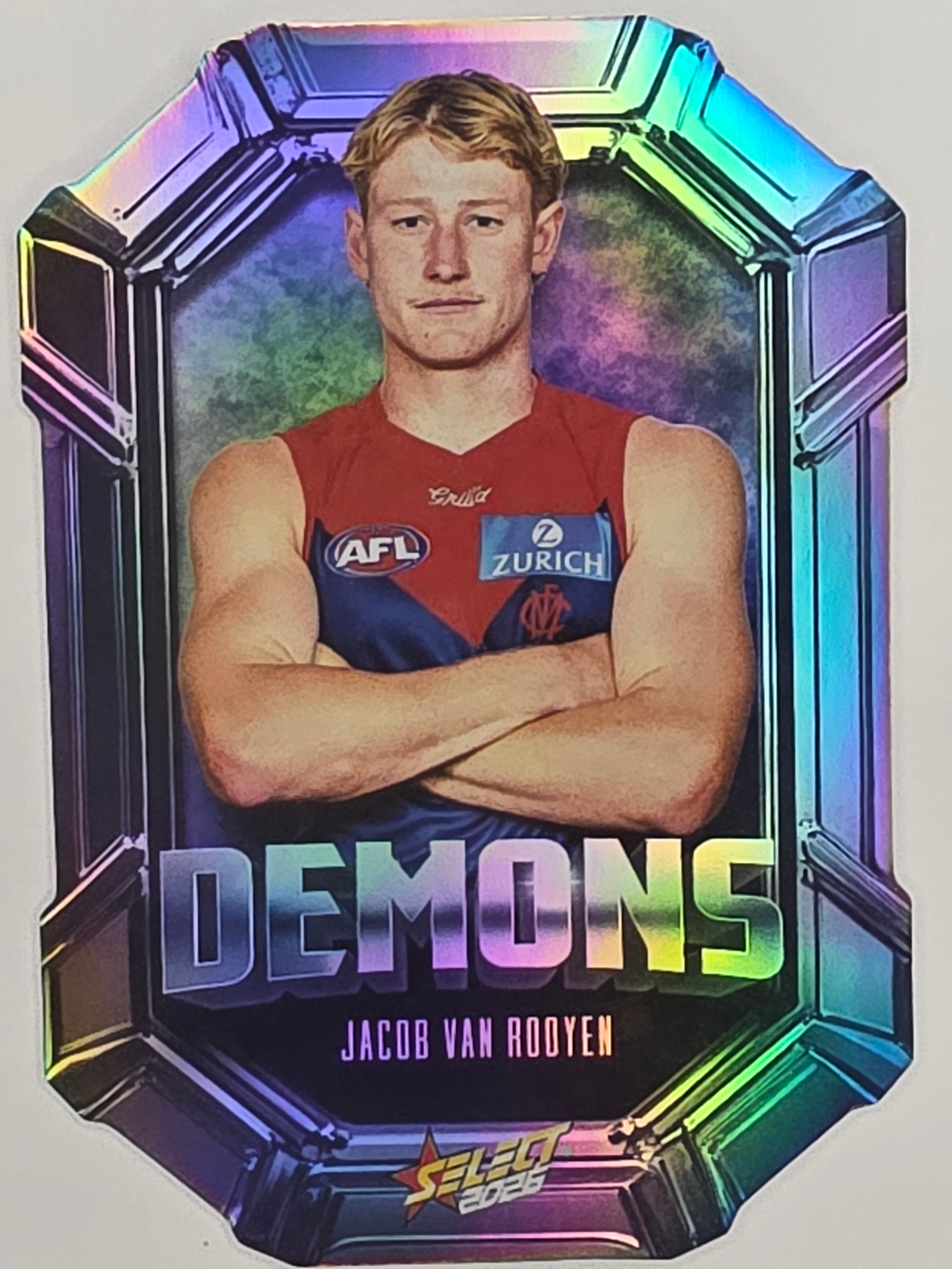 2026 AFL Footy Stars Octane Team Colours O98 Jacob Van Rooyen - Melbourne Demons