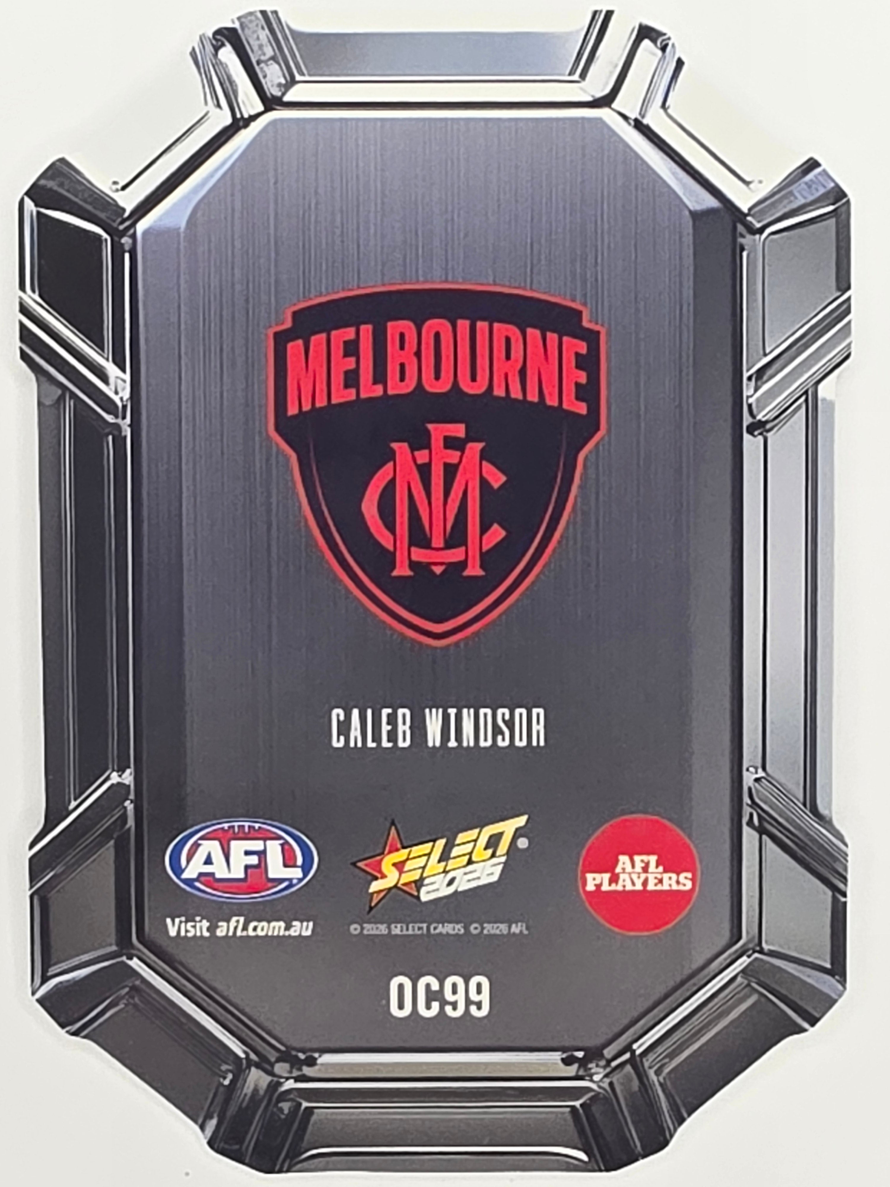 2026 AFL Footy Stars Octane Team Colours O99 Caleb Windsor - Melbourne Demons