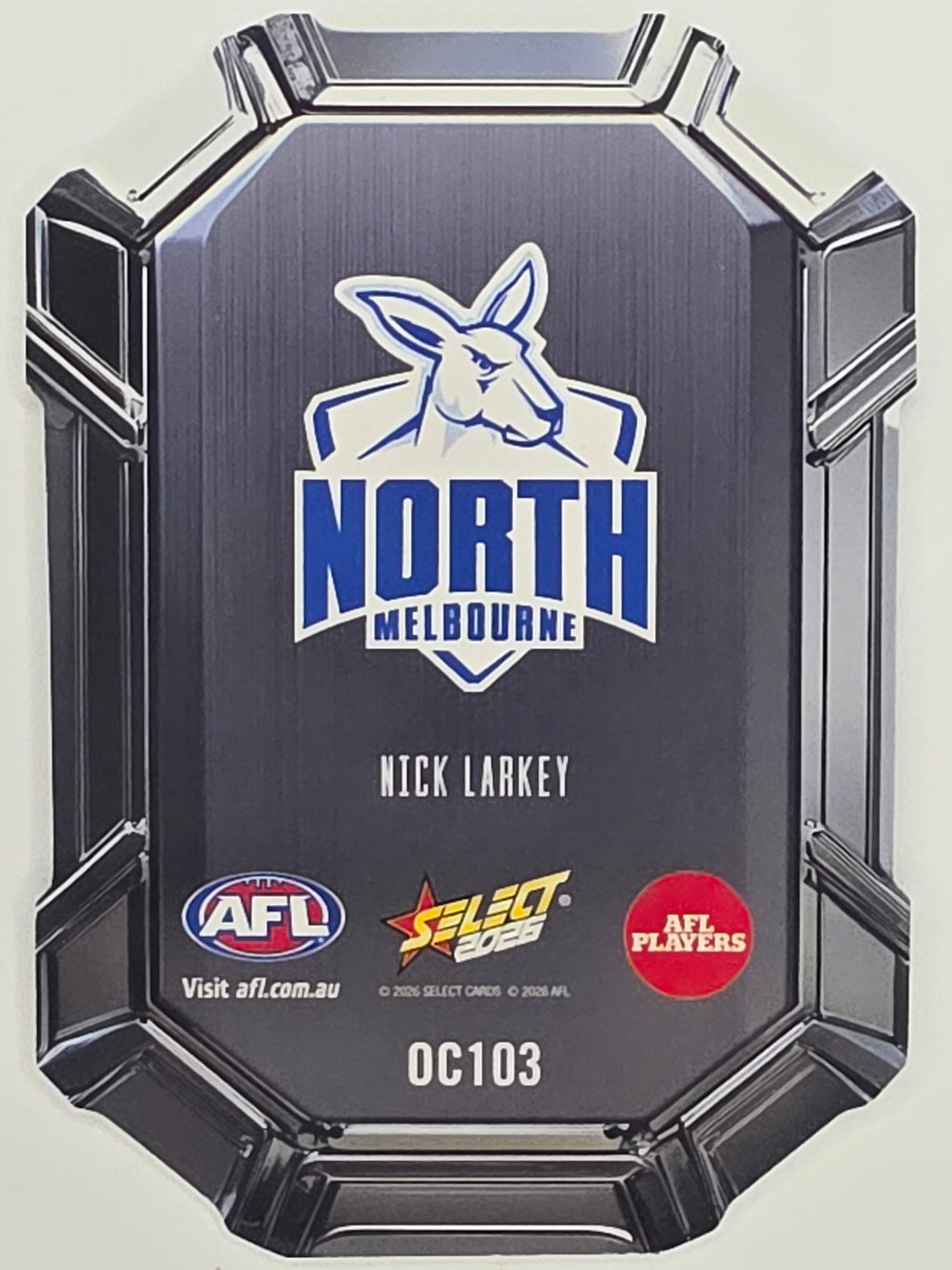 2026 AFL Footy Stars Octane Team Colours O103 Nick Larkey - North Melbourne Kangaroos