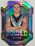 2026 AFL Footy Stars Octane Team Colours O109 Miles Bergman - Port Adelaide Power