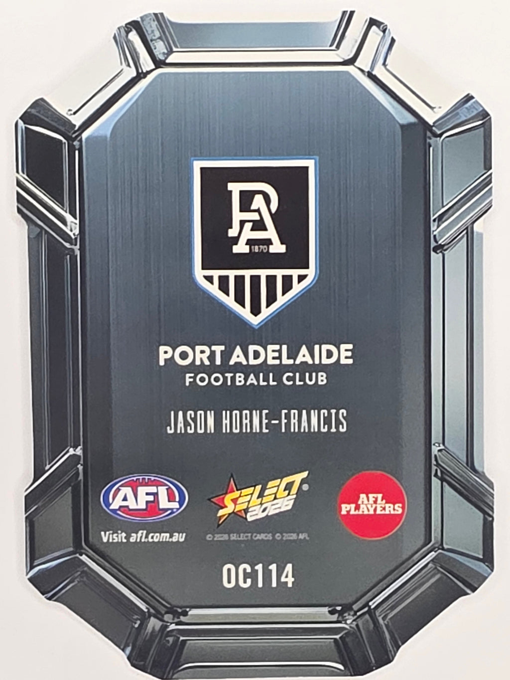2026 AFL Footy Stars Octane Team Colours O114 Jason Horne-Francis - Port Adelaide Power