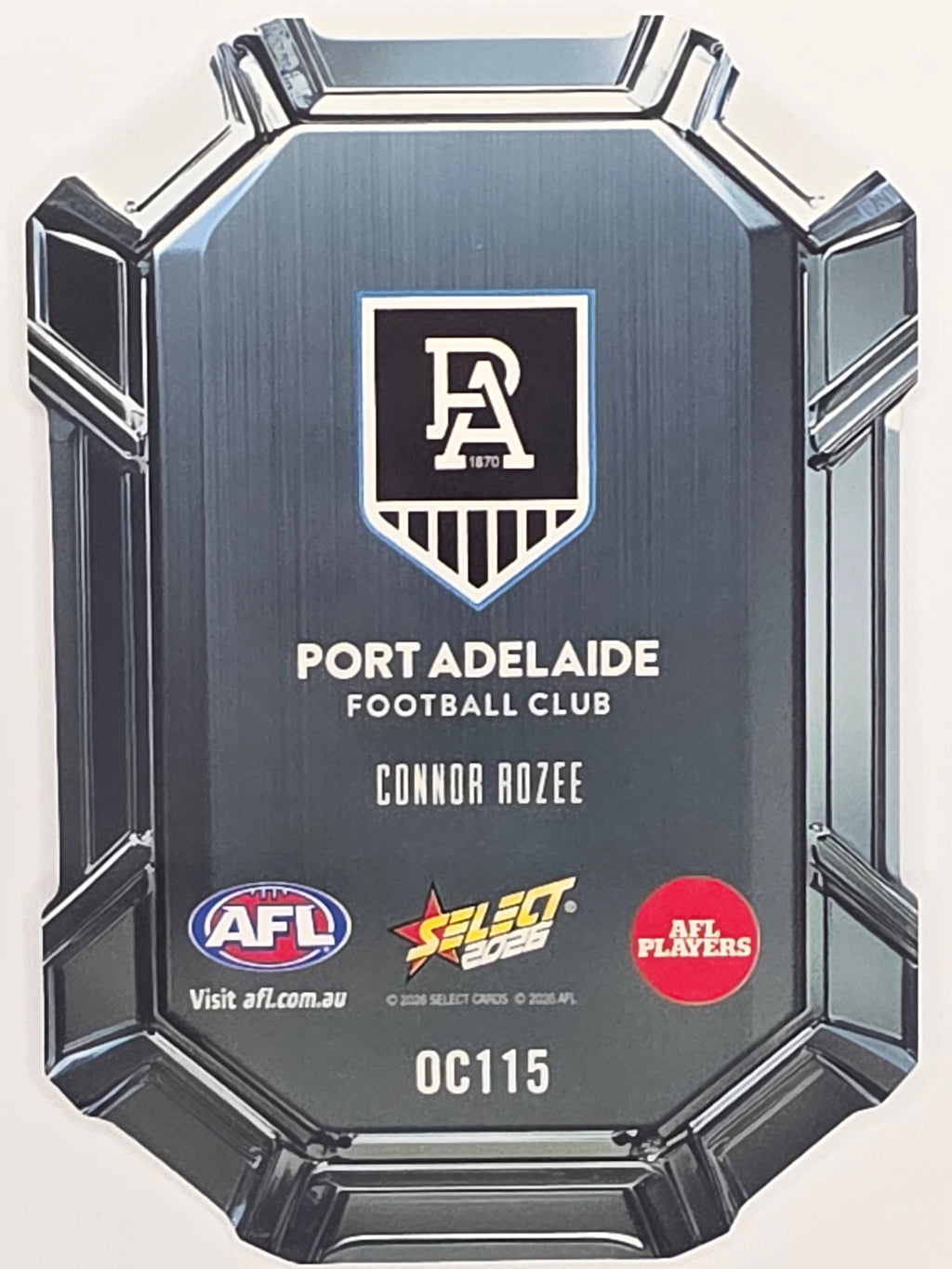 2026 AFL Footy Stars Octane Team Colours O115 Connor Rozee - Port Adelaide Power