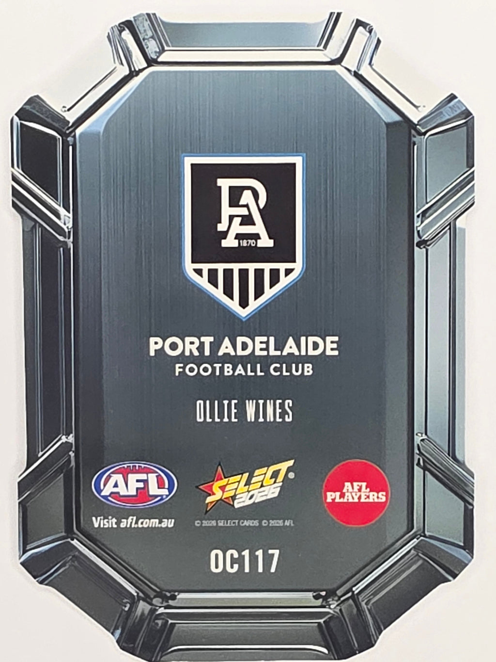 2026 AFL Footy Stars Octane Team Colours O117 Ollie Wines - Port Adelaide Power