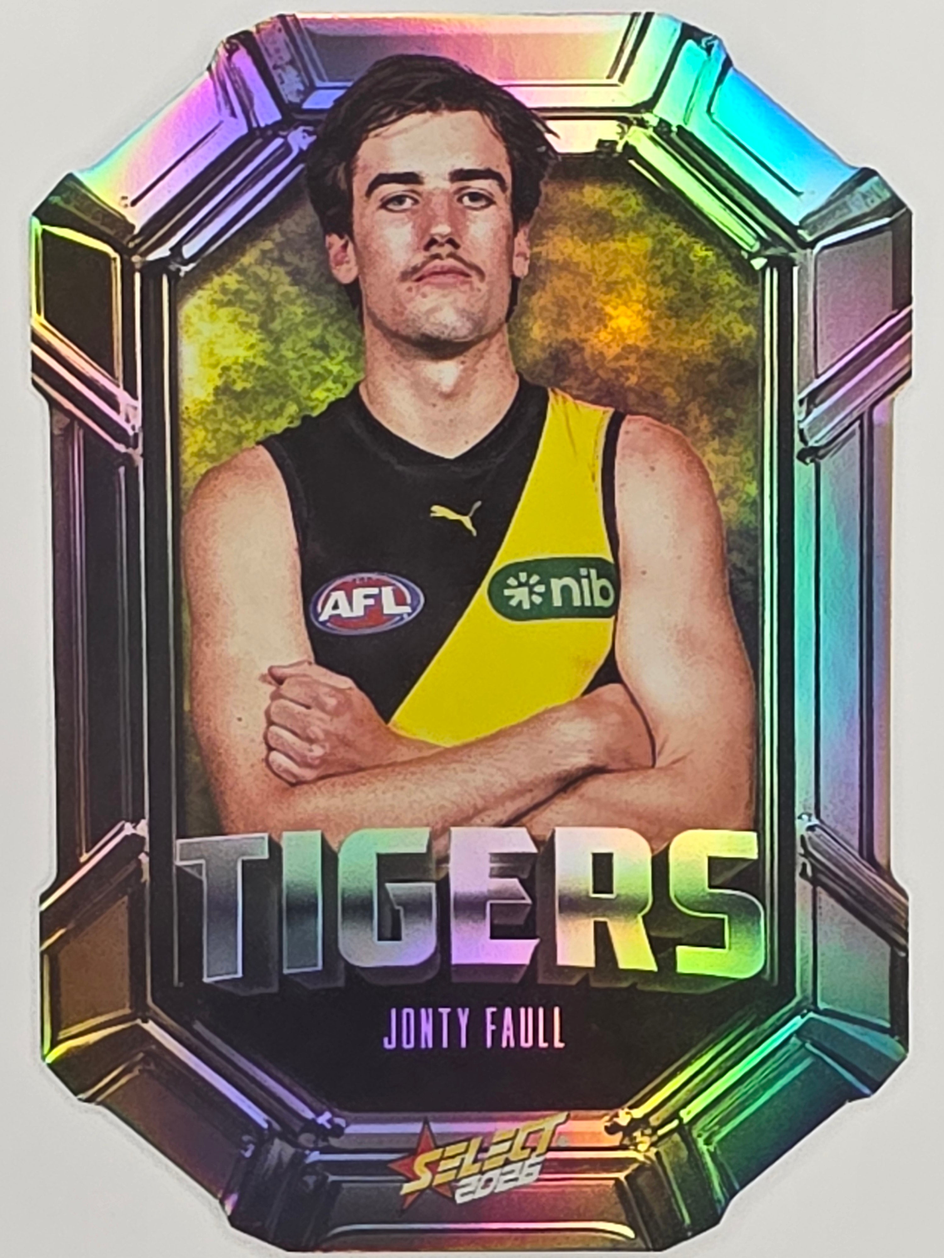 2026 AFL Footy Stars Octane Team Colours O121 Jonty Faull - Richmond Tigers