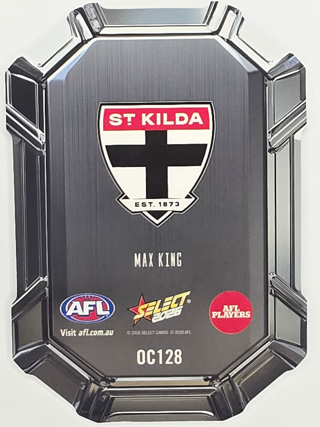 2026 AFL Footy Stars Octane Team Colours O128 Max King - St Kilda Saints