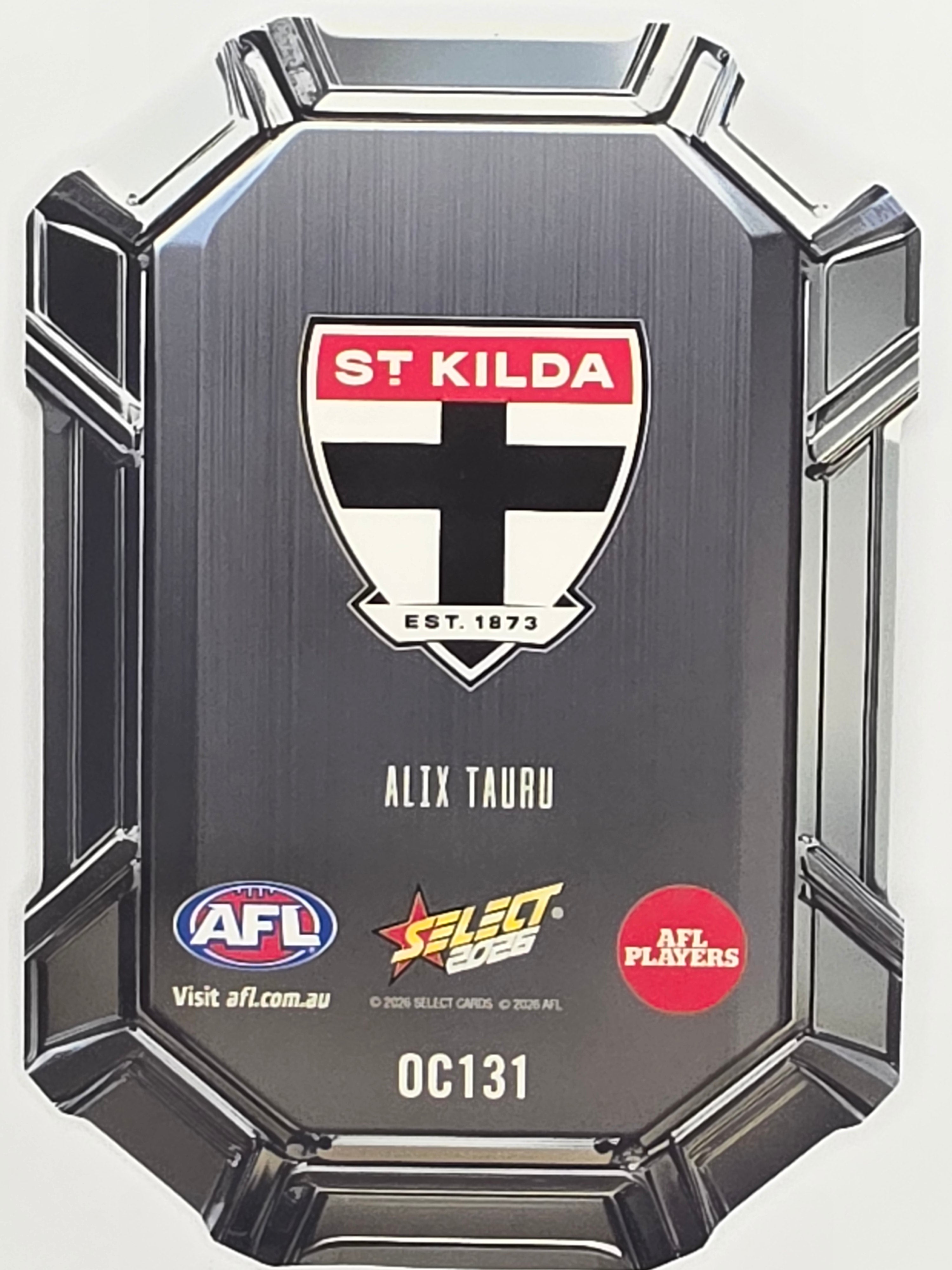 2026 AFL Footy Stars Octane Team Colours O131 Alix Tauru - St Kilda Saints