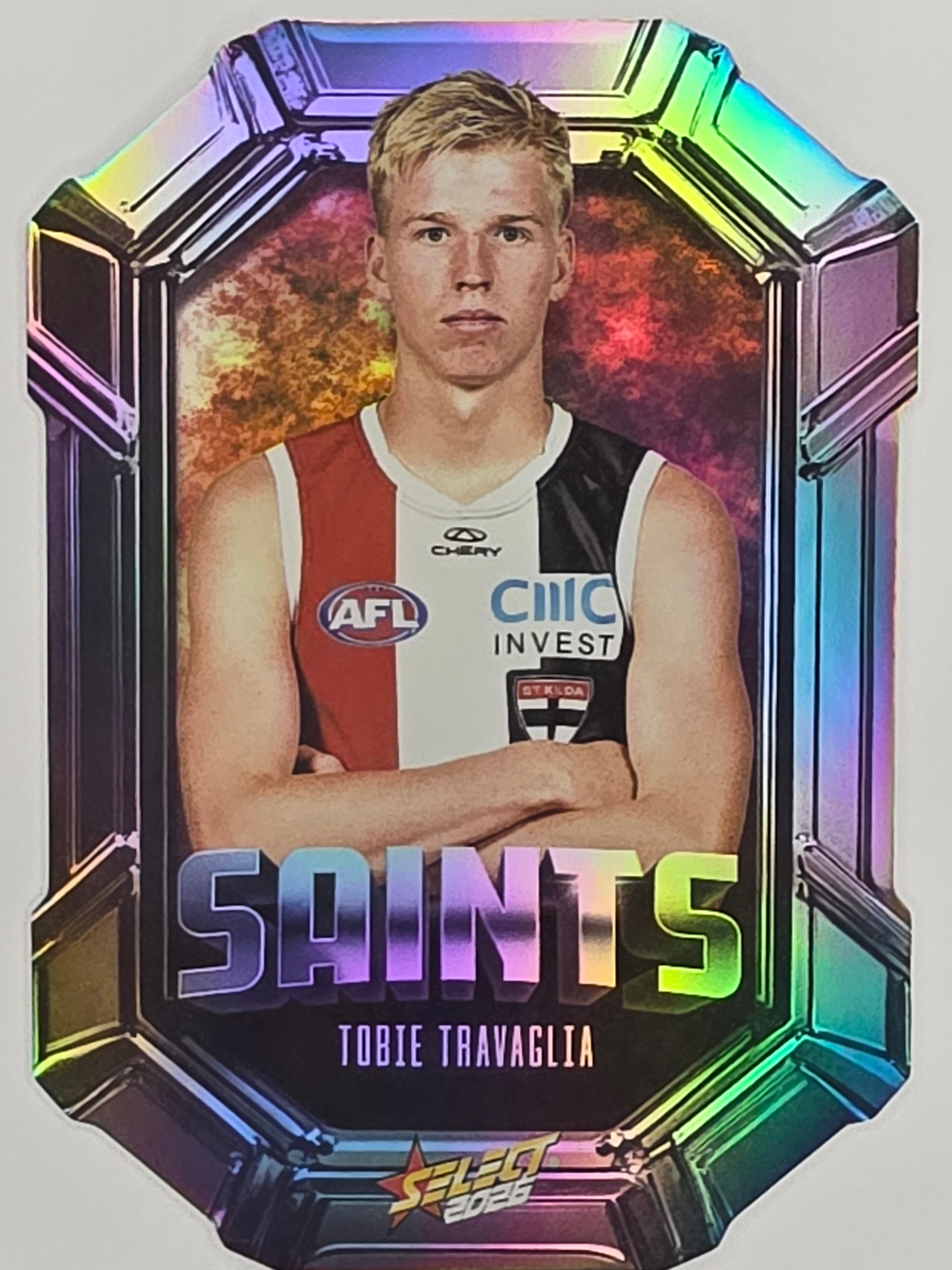 2026 AFL Footy Stars Octane Team Colours O132 Tobie Travaglia - St Kilda Saints