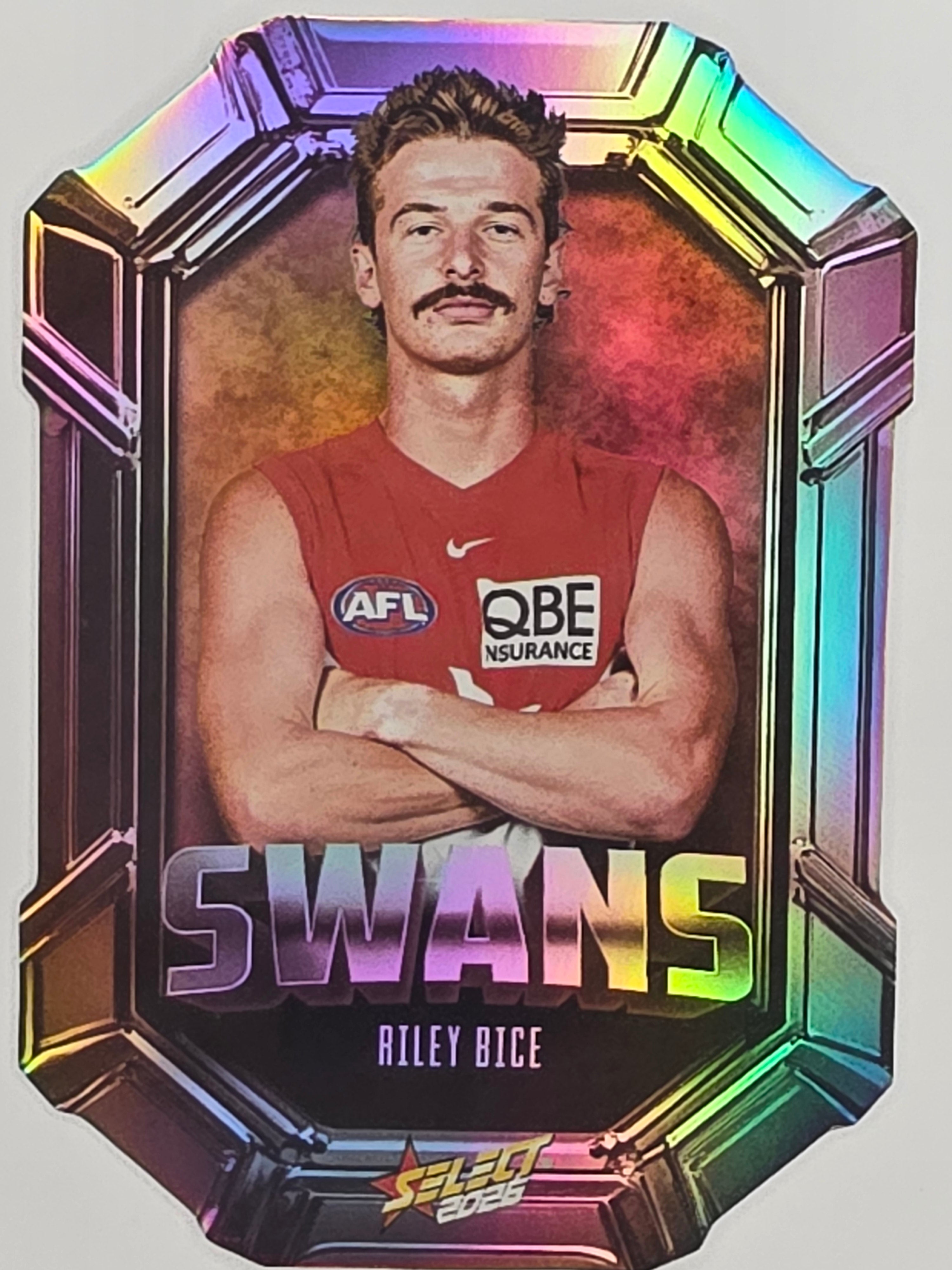 2026 AFL Footy Stars Octane Team Colours O136 Riley Bice - Sydney Swans
