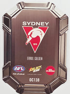 2026 AFL Footy Stars Octane Team Colours O138 Errol Gulden - Sydney Swans