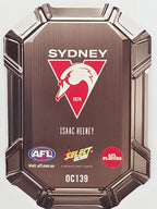 2026 AFL Footy Stars Octane Team Colours O139 Isaac Heeney - Sydney Swans