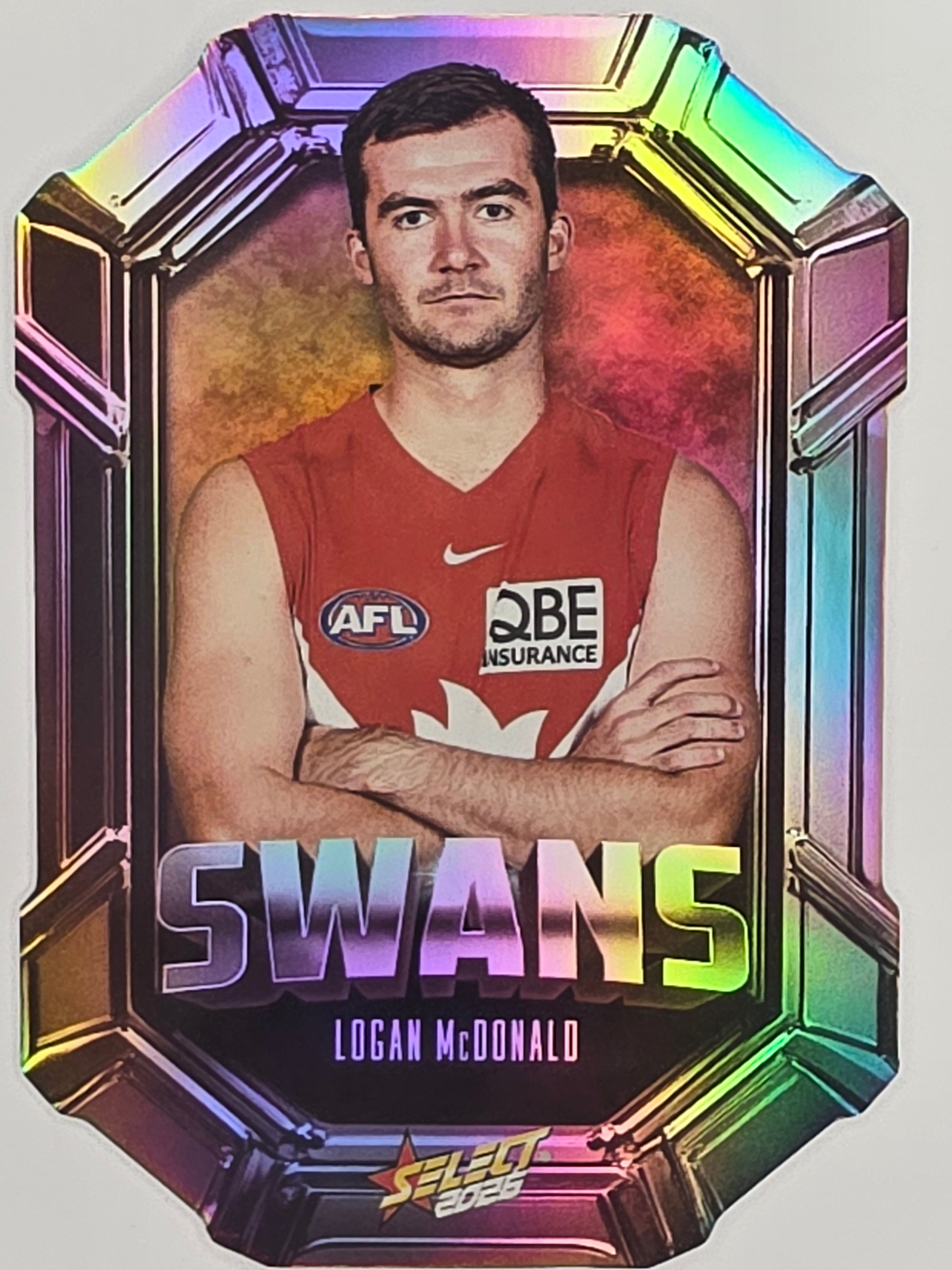 2026 AFL Footy Stars Octane Team Colours O140 Logan McDonald - Sydney Swans