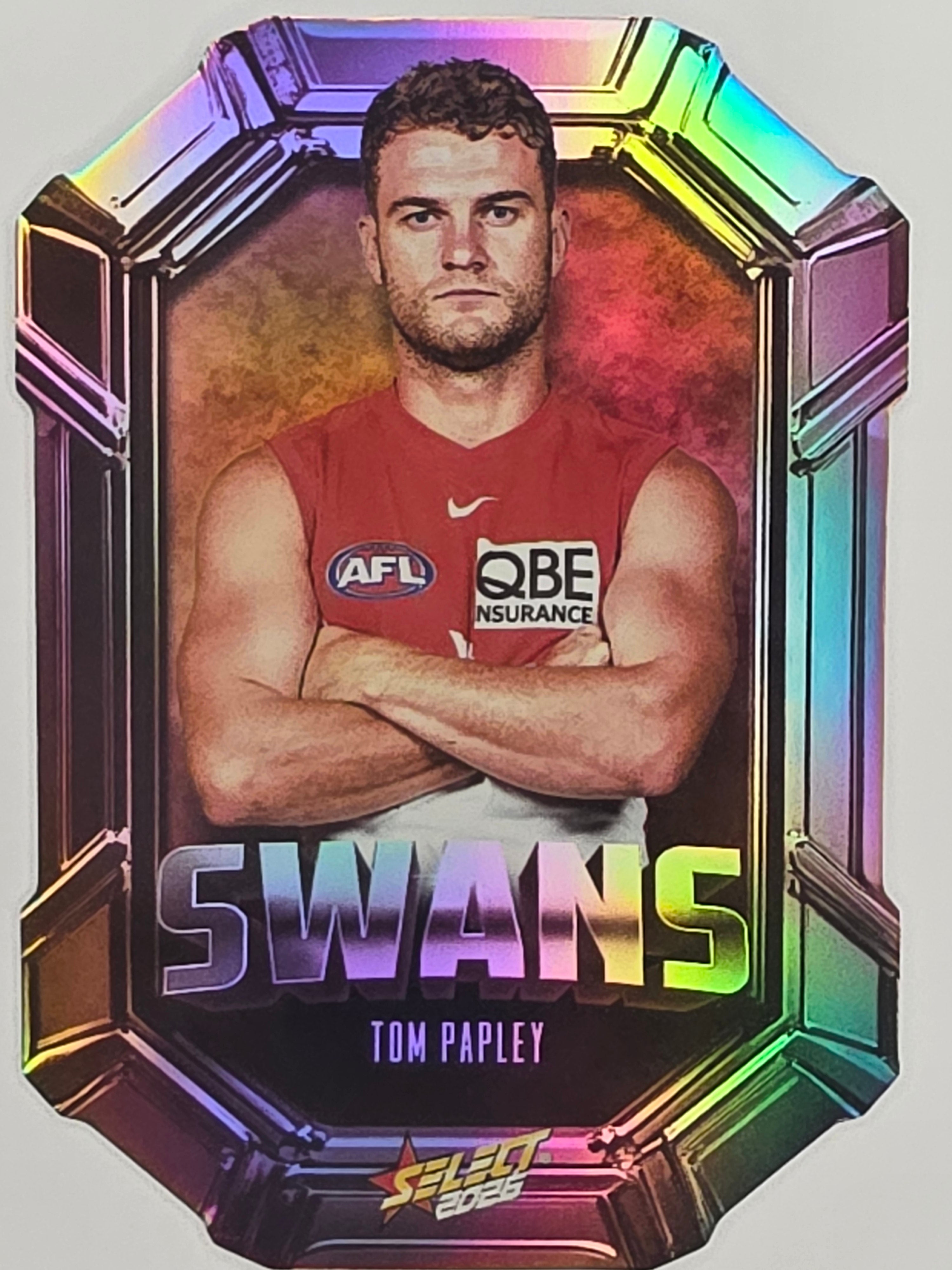 2026 AFL Footy Stars Octane Team Colours O141 Tom Papley - Sydney Swans