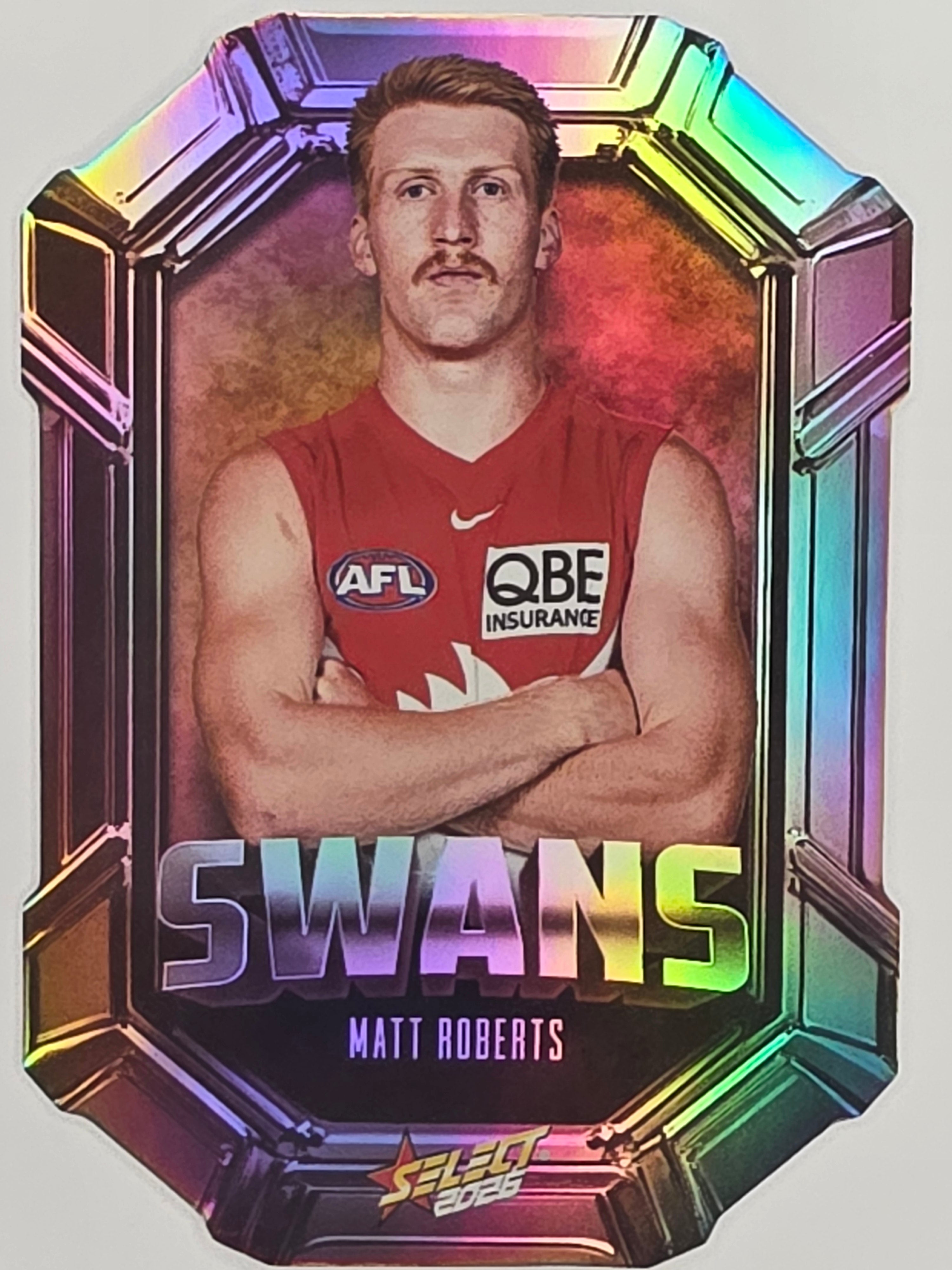 2026 AFL Footy Stars Octane Team Colours O142 Matt Roberts - Sydney Swans
