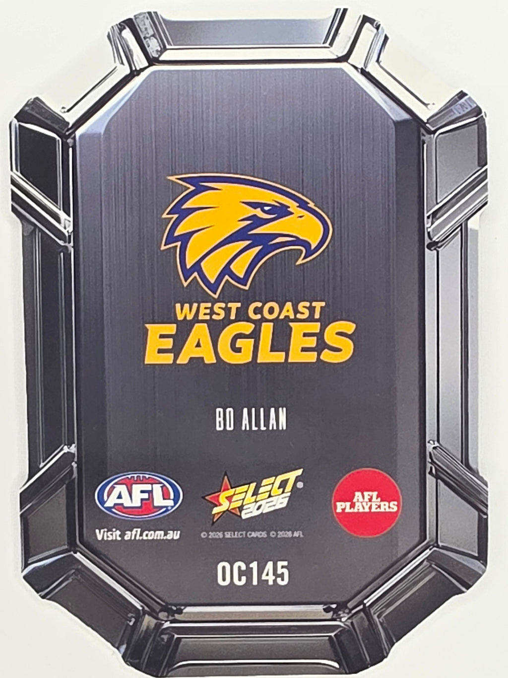2026 AFL Footy Stars Octane Team Colours O145 Bo Allan - West Coast Eagles