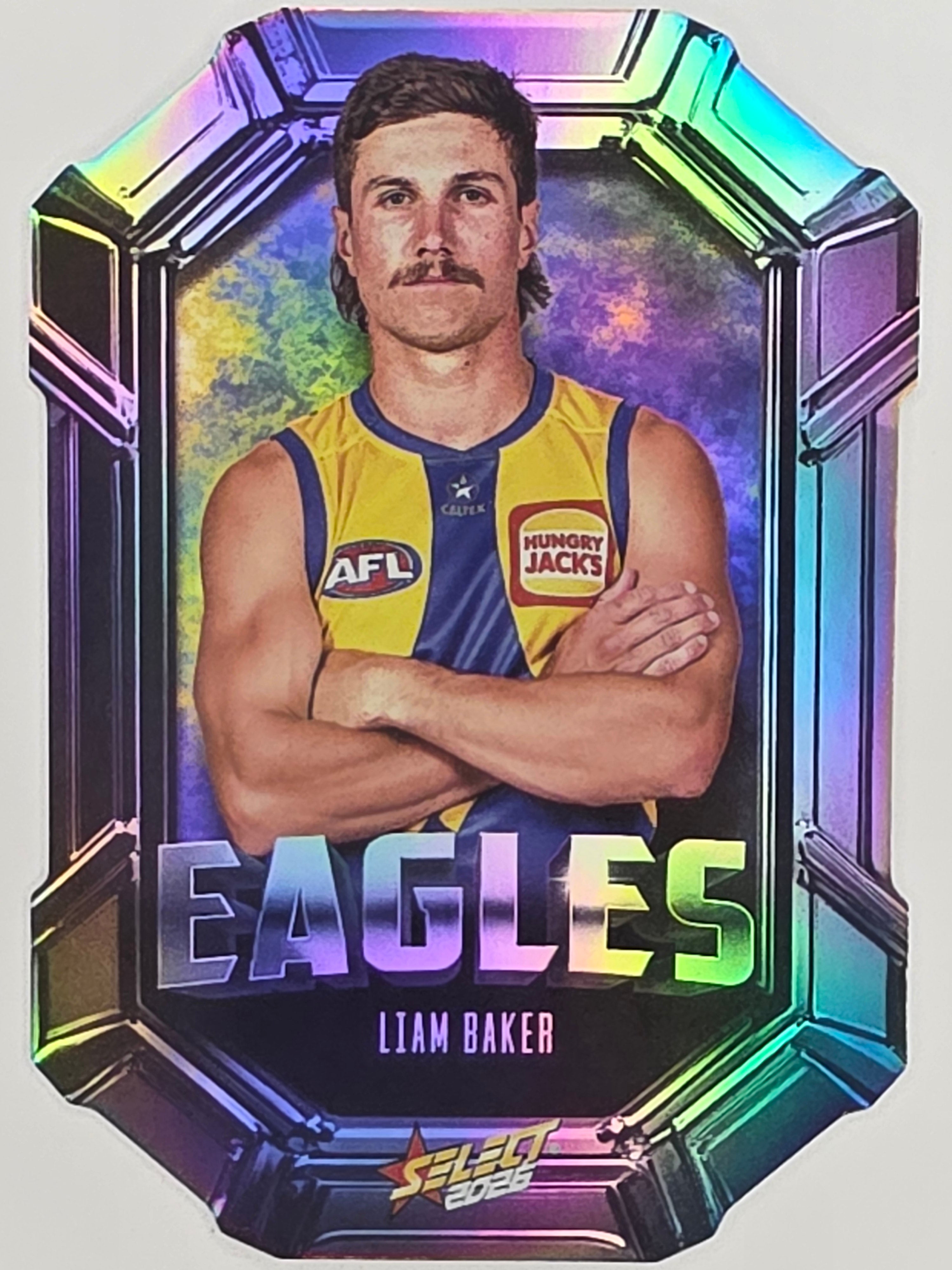 2026 AFL Footy Stars Octane Team Colours O146 Liam Baker - West Coast Eagles
