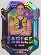 2026 AFL Footy Stars Octane Team Colours O151 Matthew Owies - West Coast Eagles
