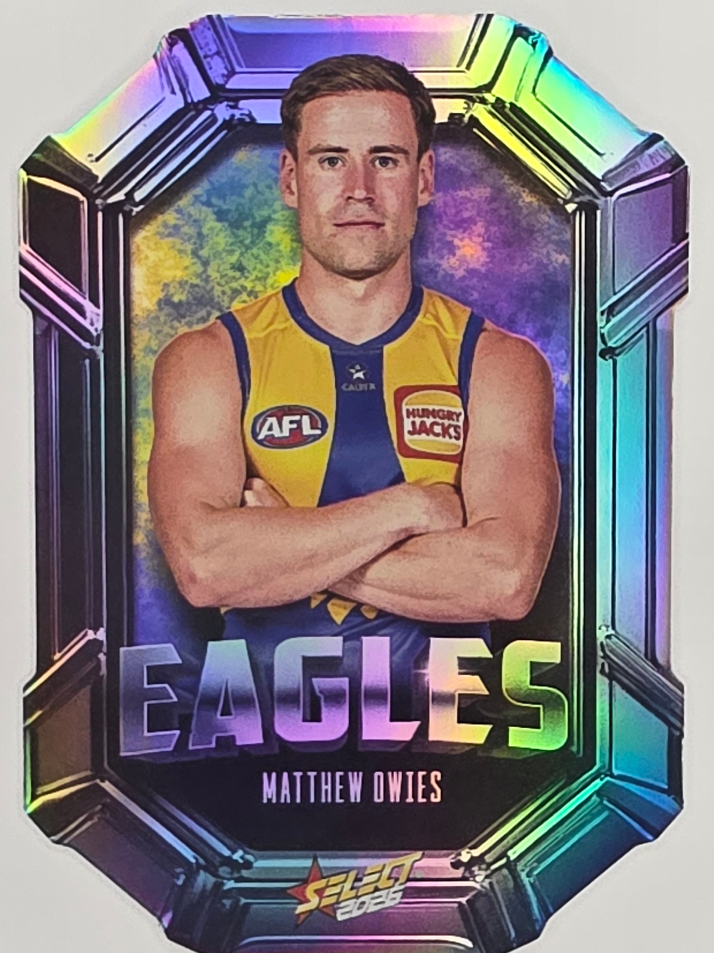 2026 AFL Footy Stars Octane Team Colours O151 Matthew Owies - West Coast Eagles