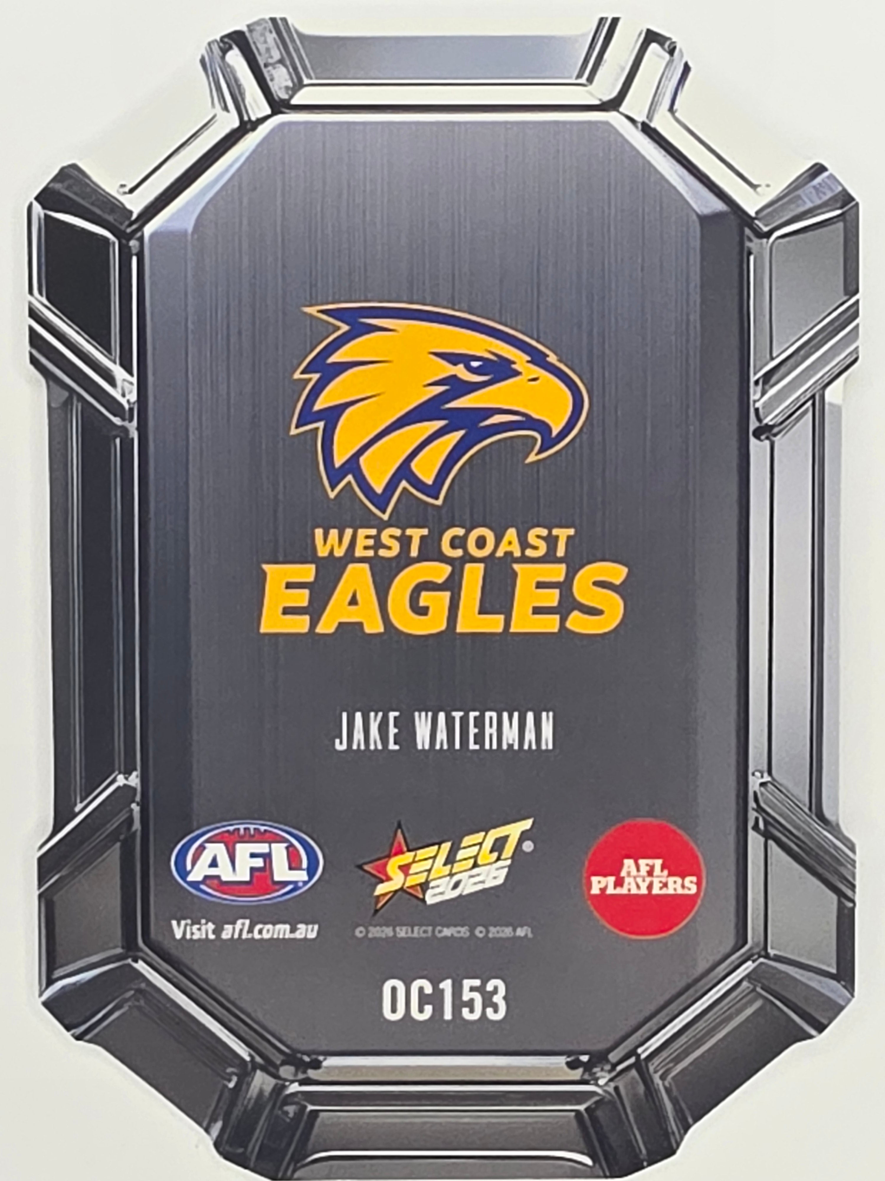 2026 AFL Footy Stars Octane Team Colours O153 Jake Waterman - West Coast Eagles