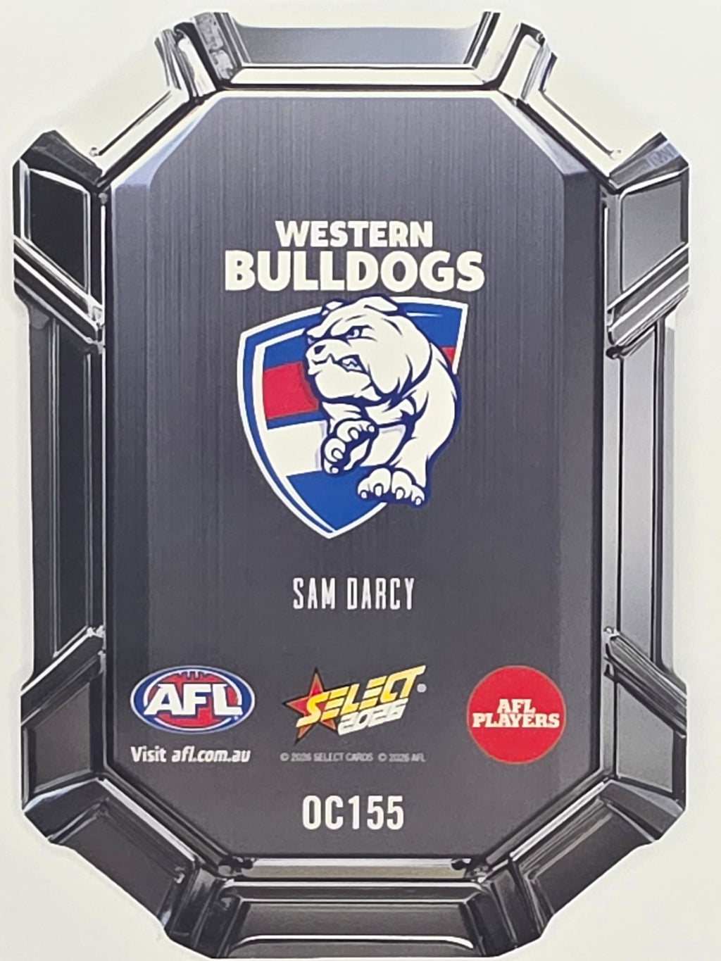 2026 AFL Footy Stars Octane Team Colours O155 Sam Darcy - Western Bulldogs