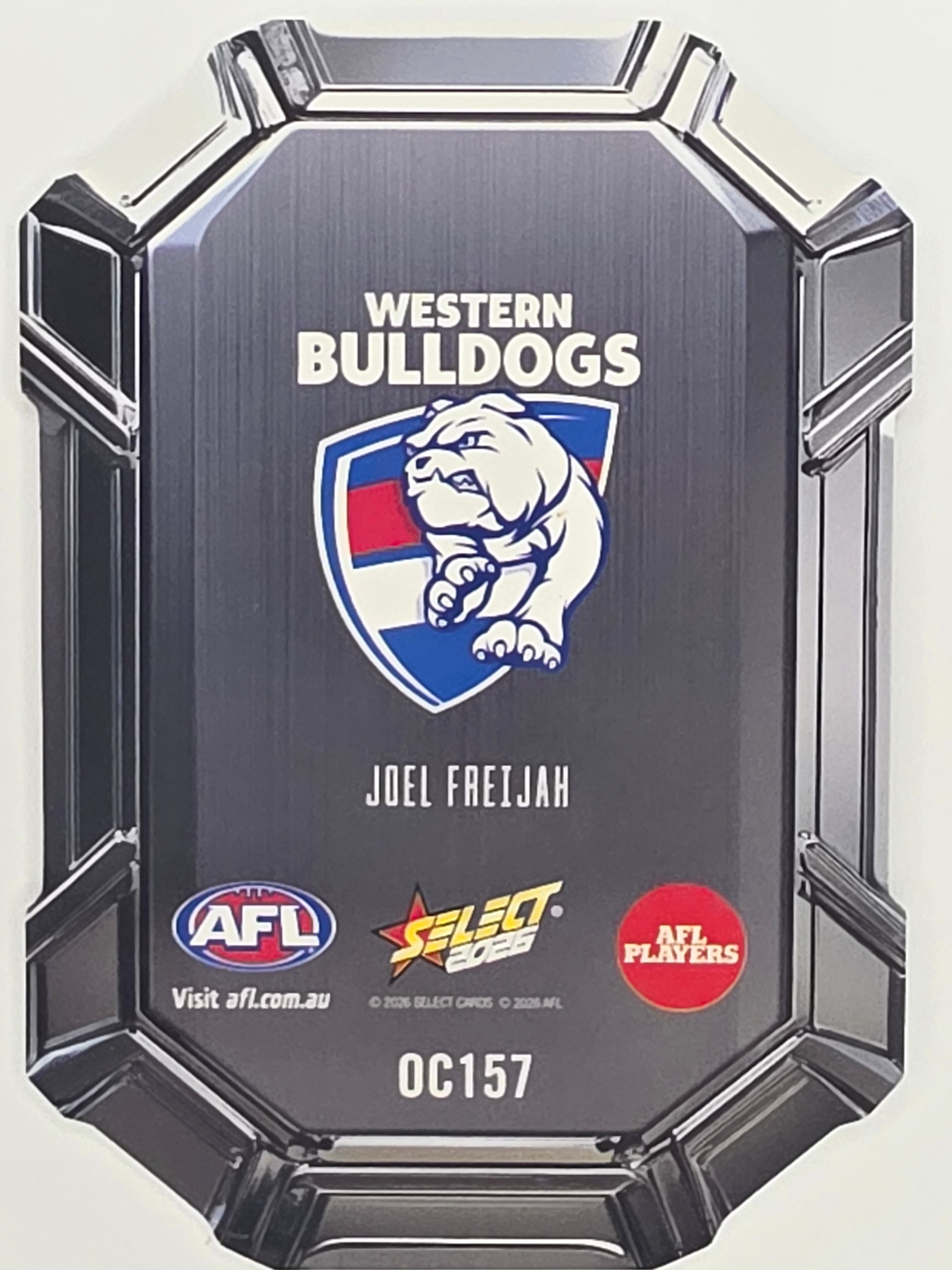 2026 AFL Footy Stars Octane Team Colours O157 Joel Freijah - Western Bulldogs