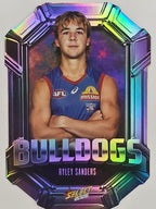 2026 AFL Footy Stars Octane Team Colours O160 Ryley Sanders - Western Bulldogs