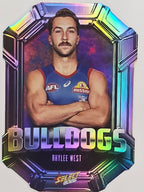 2026 AFL Footy Stars Octane Team Colours O162 Rhylee West - Western Bulldogs