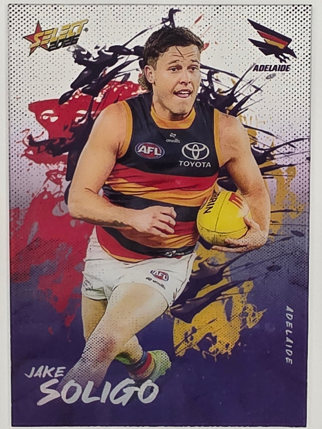 2026 AFL Footy Stars Adrenaline A5 Jake Soligo - Adelaide Crows