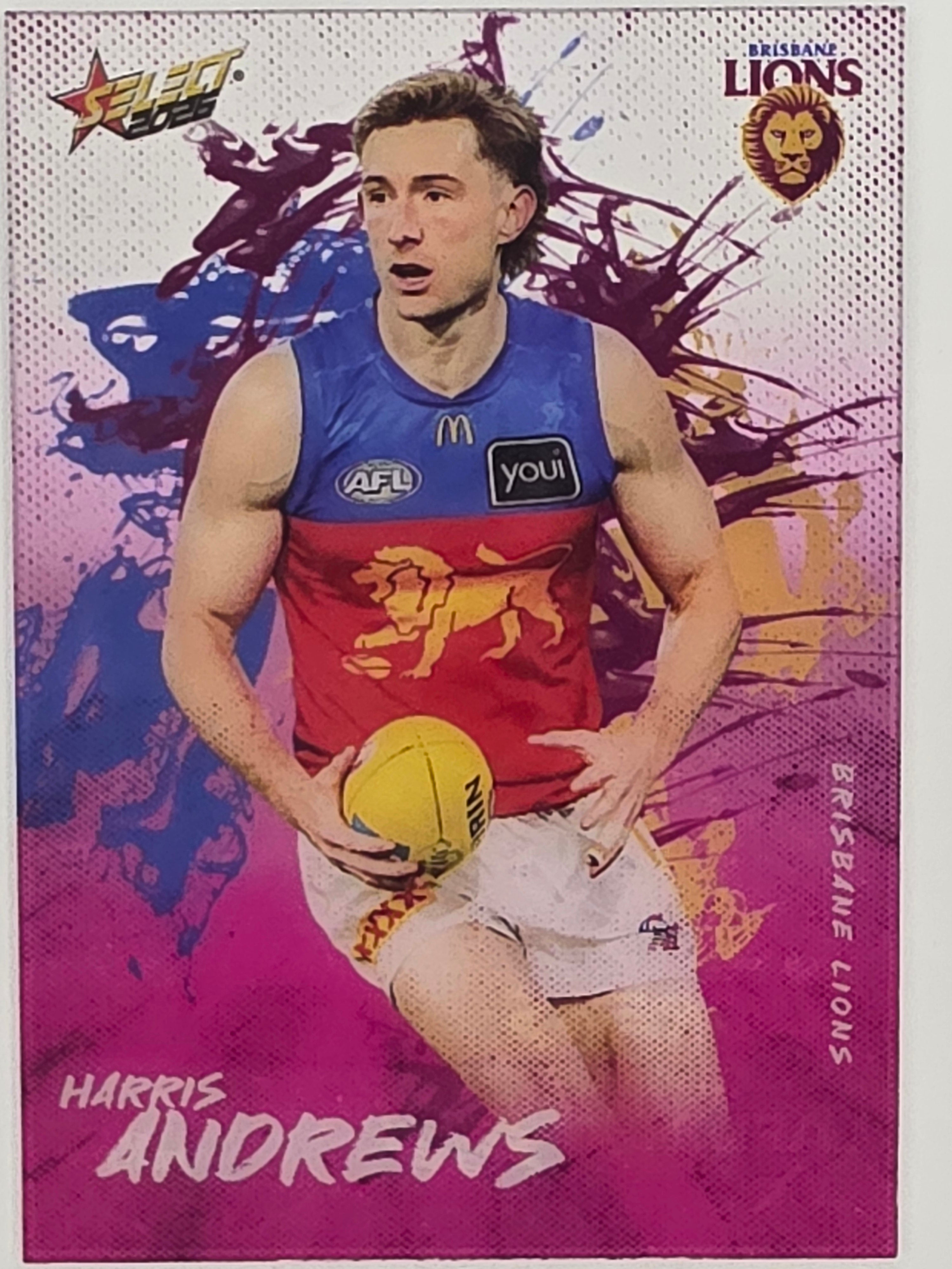 2026 AFL Footy Stars Adrenaline A6 Harris Andrews - Brisbane Lions
