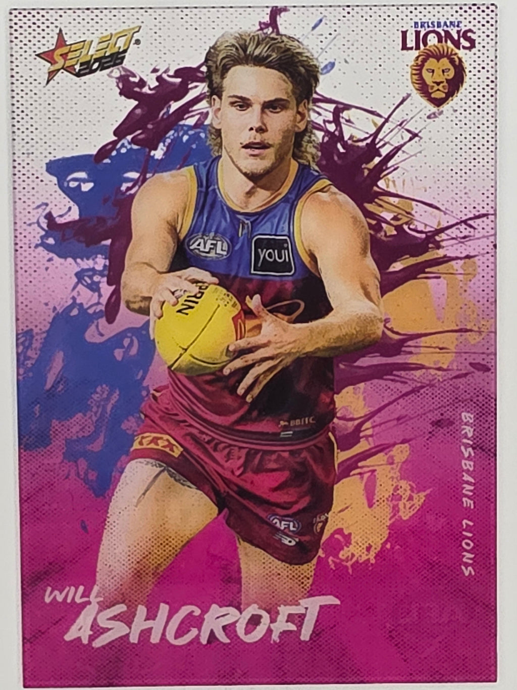 2026 AFL Footy Stars Adrenaline A7 Will Ashcroft - Brisbane Lions
