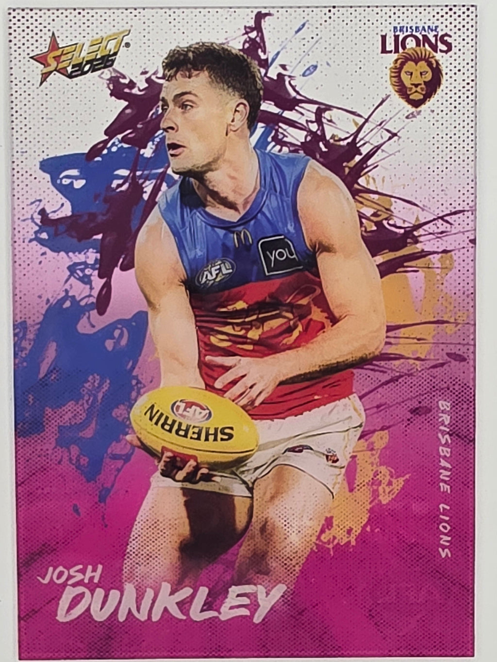 2026 AFL Footy Stars Adrenaline A9 Josh Dunkley - Brisbane Lions