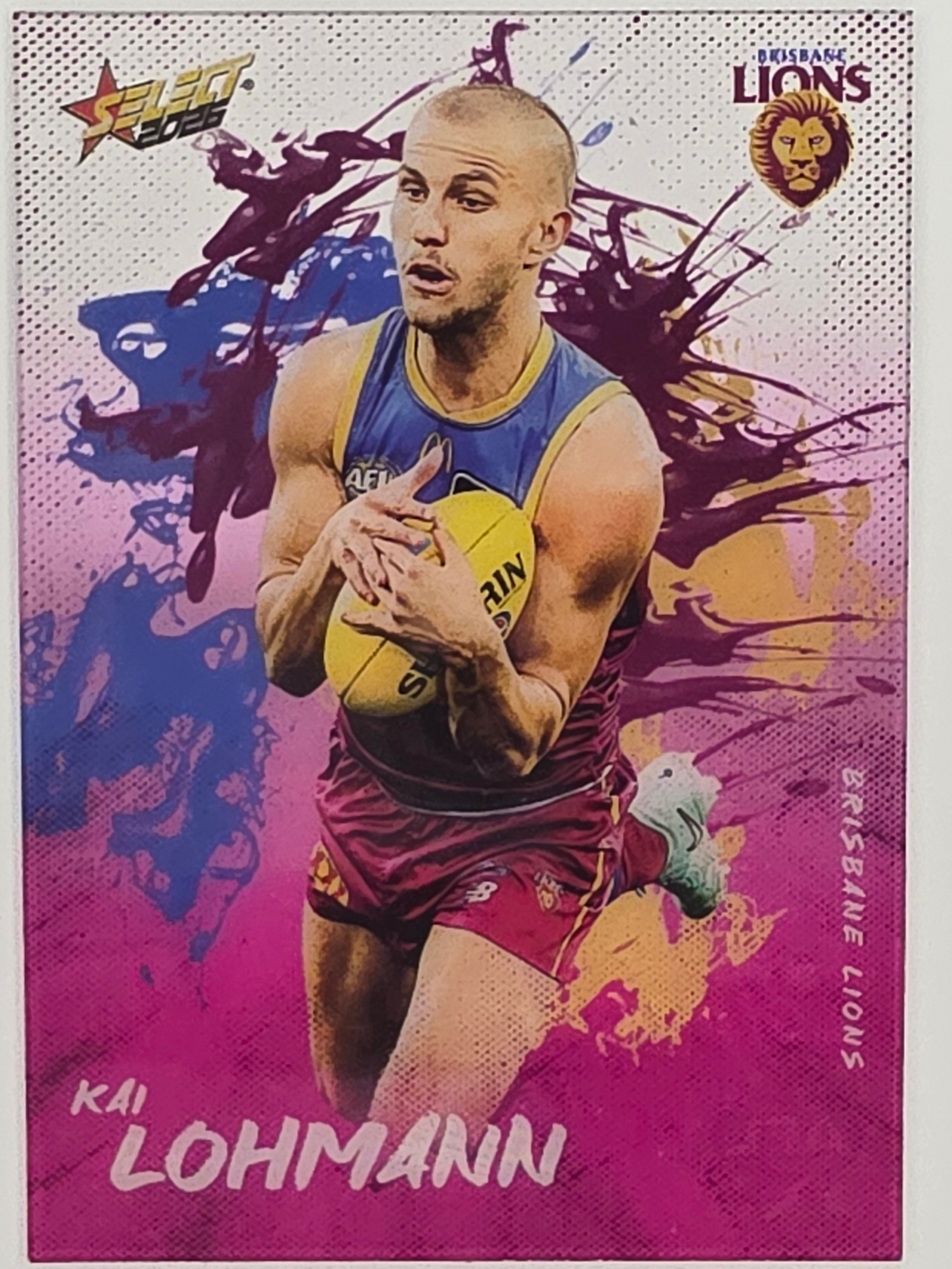 2026 AFL Footy Stars Adrenaline A10 Kai Lohmann - Brisbane Lions