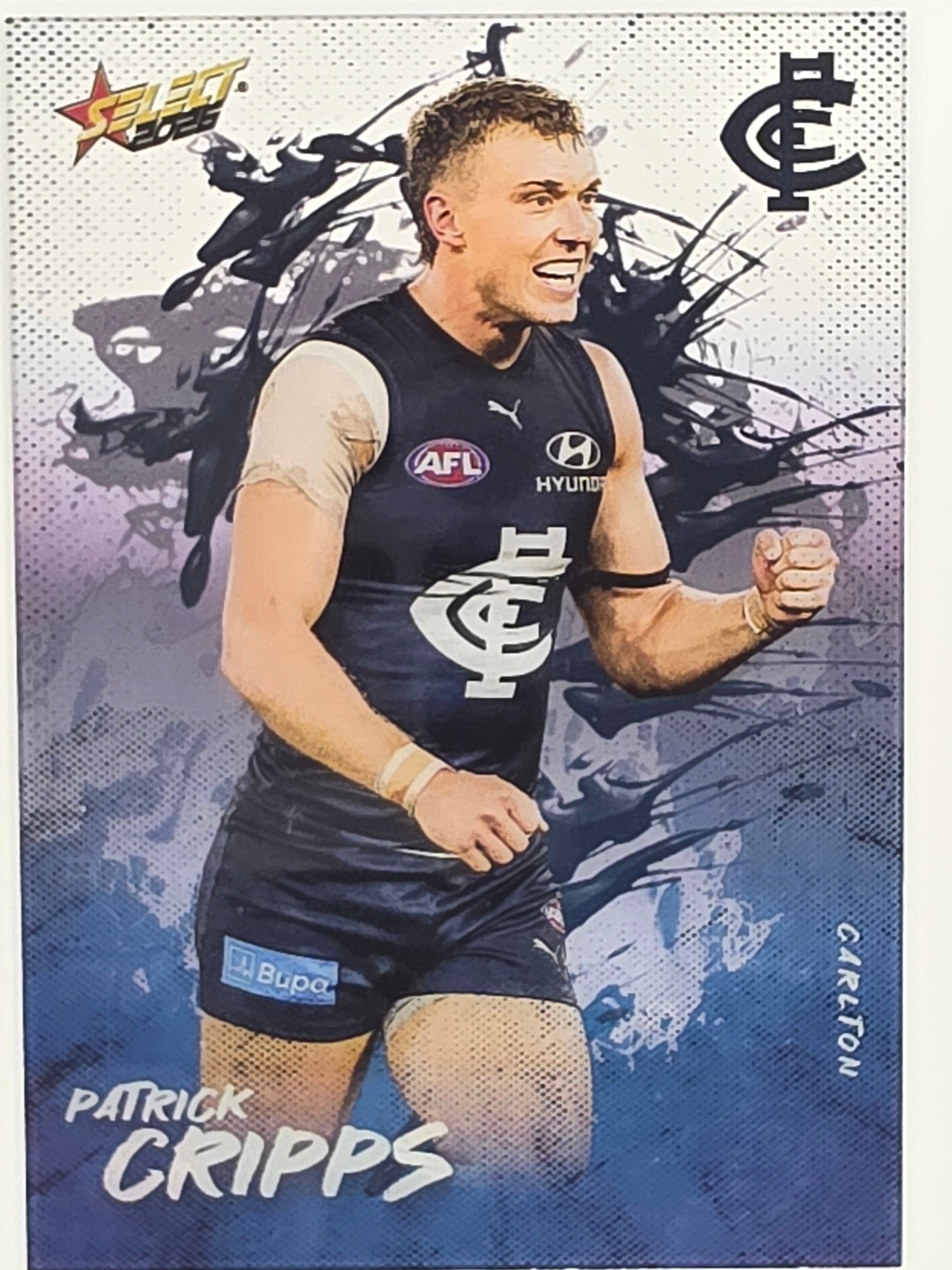 2026 AFL Footy Stars Adrenaline A11 Patrick Cripps - Carlton Blues