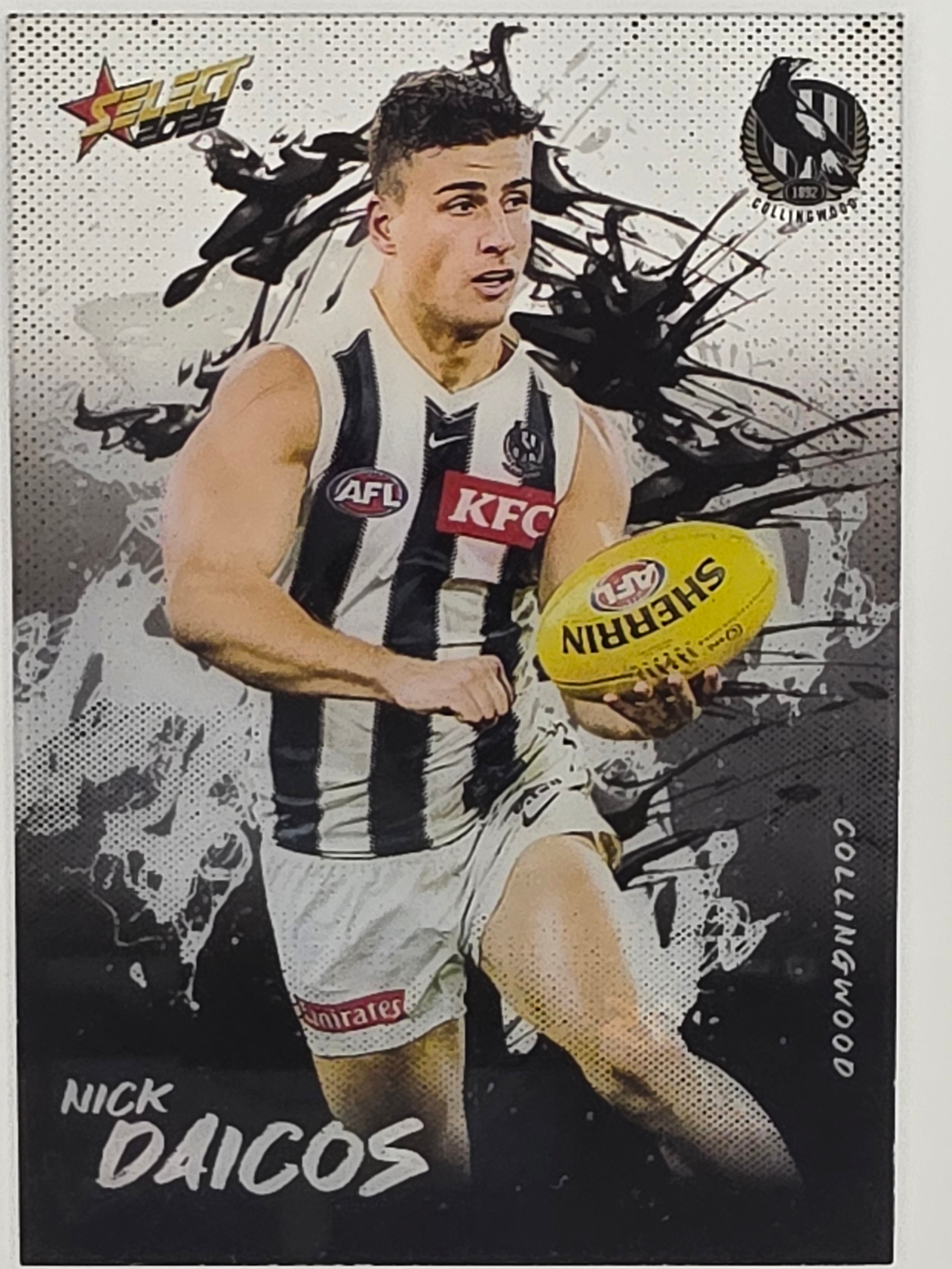 2026 AFL Footy Stars Adrenaline A16 Nick Daicos - Collingwood Magpies