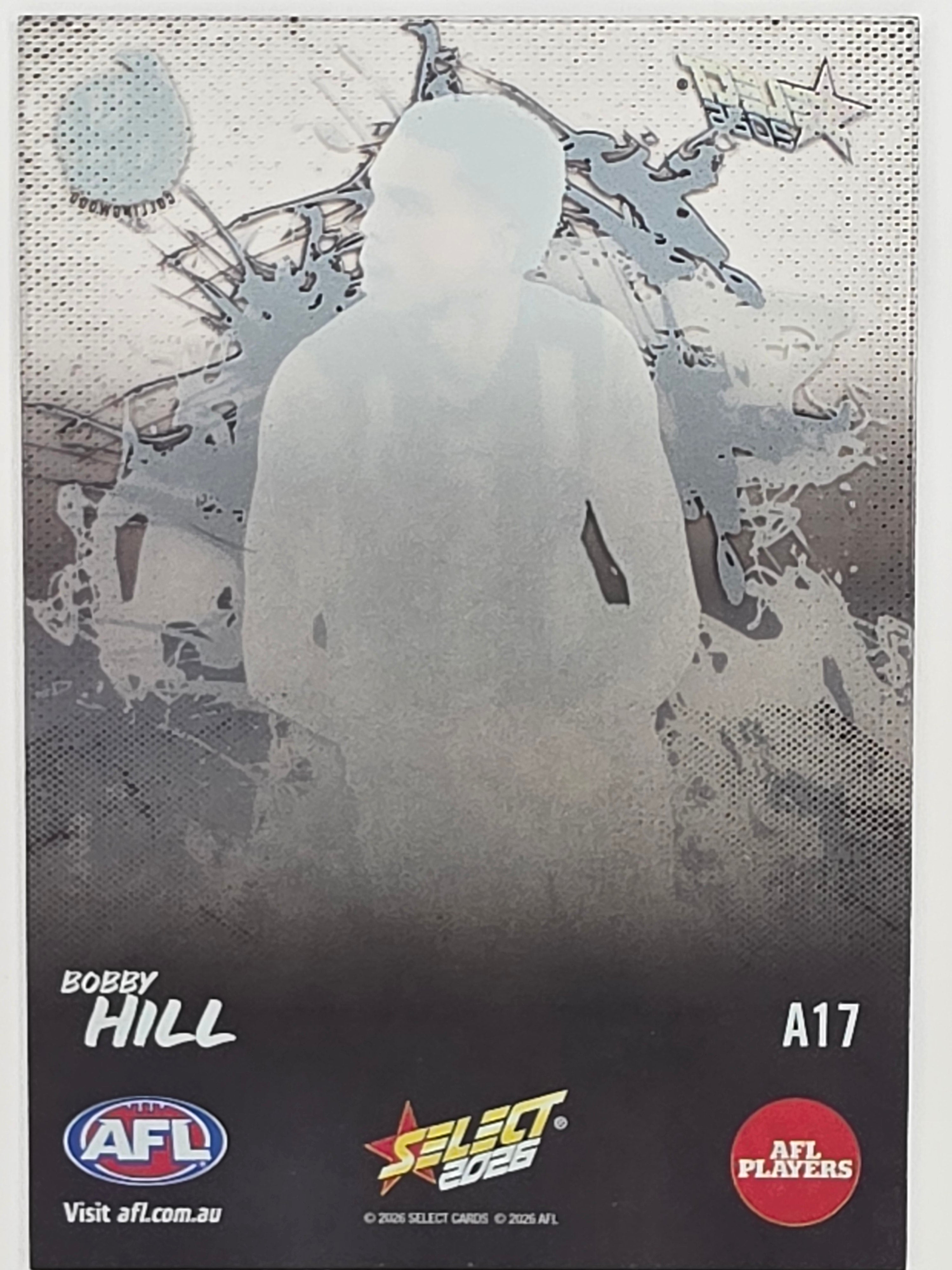 2026 AFL Footy Stars Adrenaline A17 Bobby Hill - Collingwood Magpies