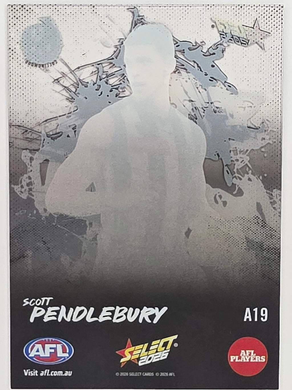 2026 AFL Footy Stars Adrenaline A19 Scott Pendlebury - Collingwood Magpies