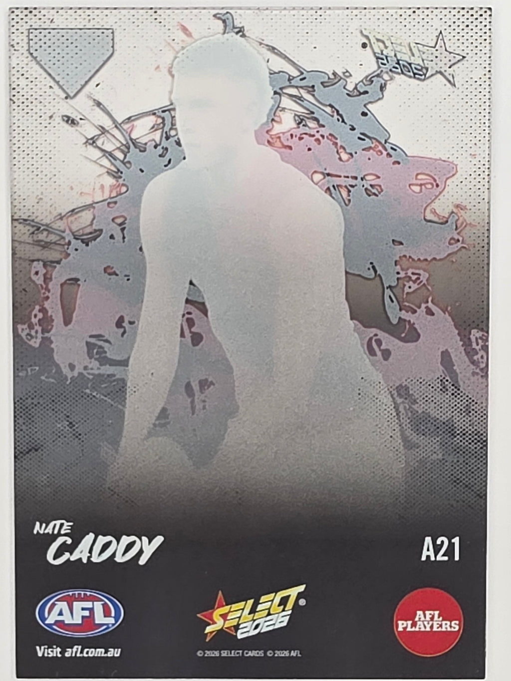 2026 AFL Footy Stars Adrenaline A21 Nate Caddy - Essendon Bombers