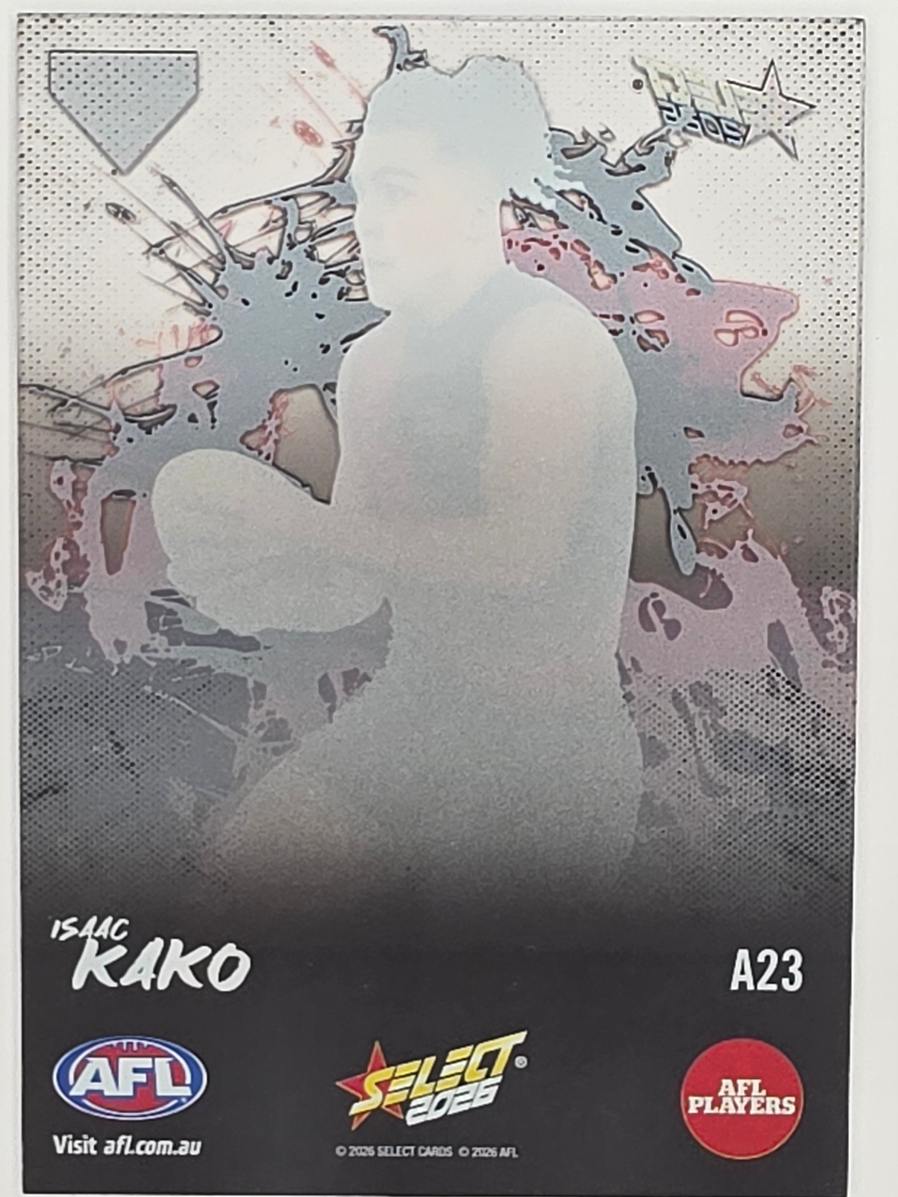 2026 AFL Footy Stars Adrenaline A23 Isaac Kako - Essendon Bombers