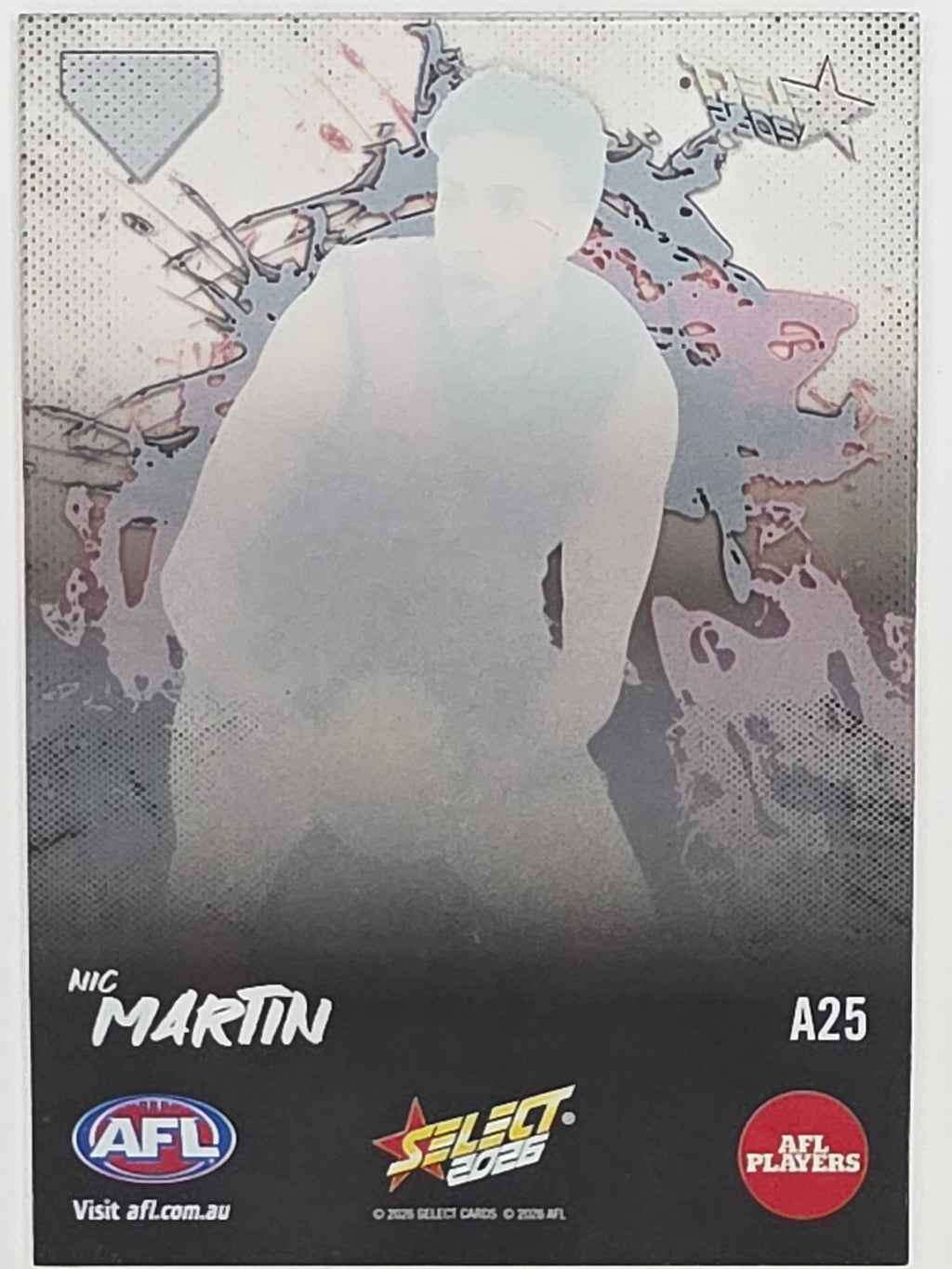 2026 AFL Footy Stars Adrenaline A25 Nic Martin - Essendon Bombers