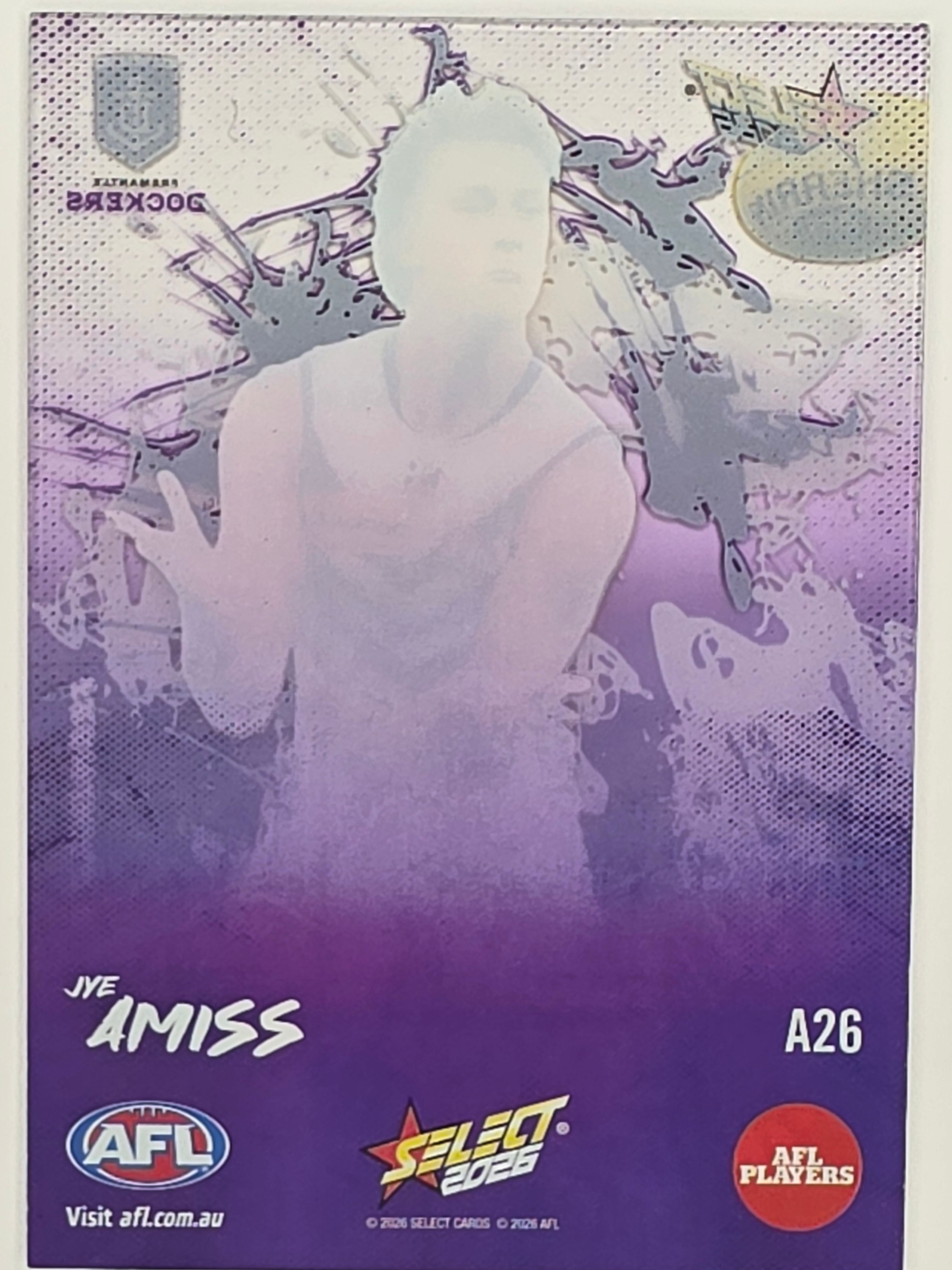 2026 AFL Footy Stars Adrenaline A26 Jye Amiss - Fremantle Dockers