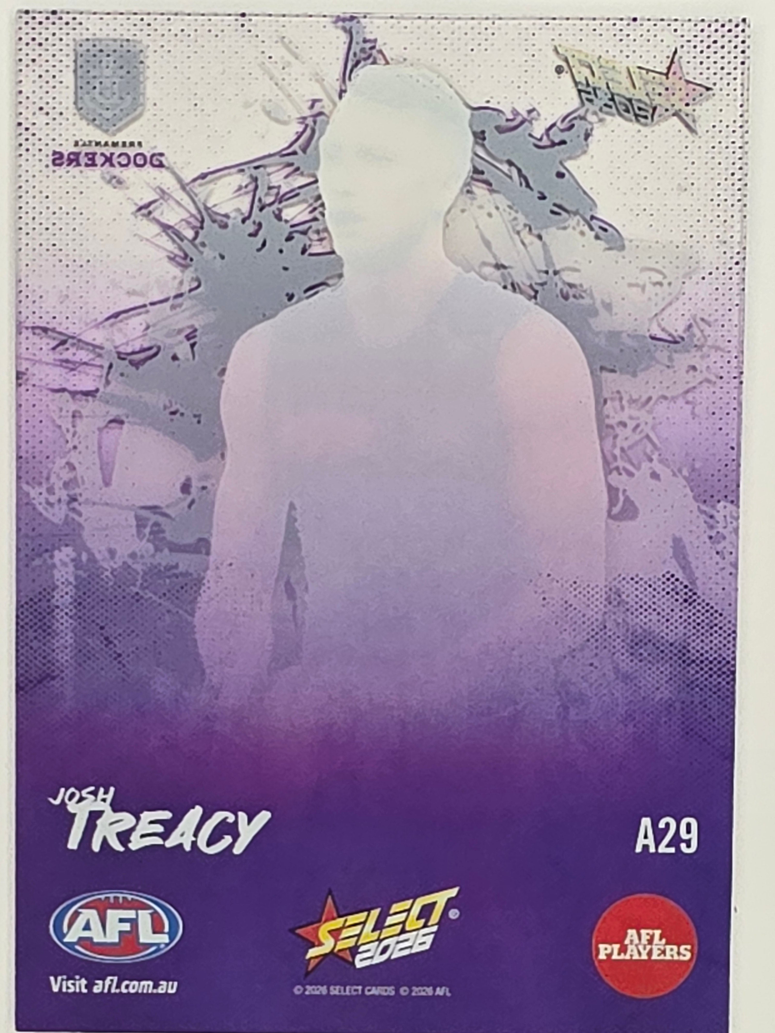 2026 AFL Footy Stars Adrenaline A29 Josh Treacy - Fremantle Dockers