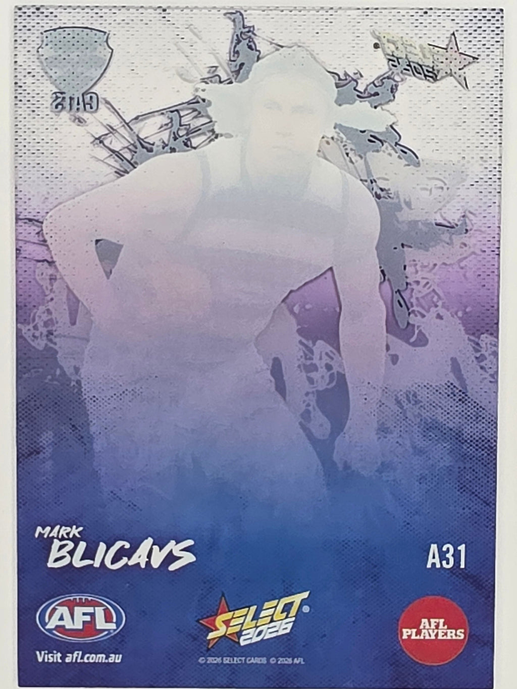 2026 AFL Footy Stars Adrenaline A31 Mark Blicavs - Geelong Cats