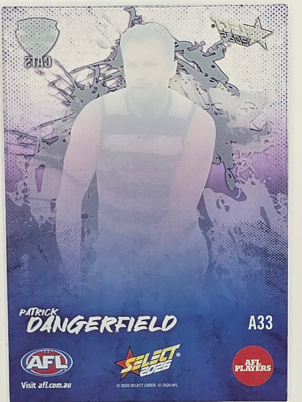2026 AFL Footy Stars Adrenaline A33 Patrick Dangerfield - Geelong Cats